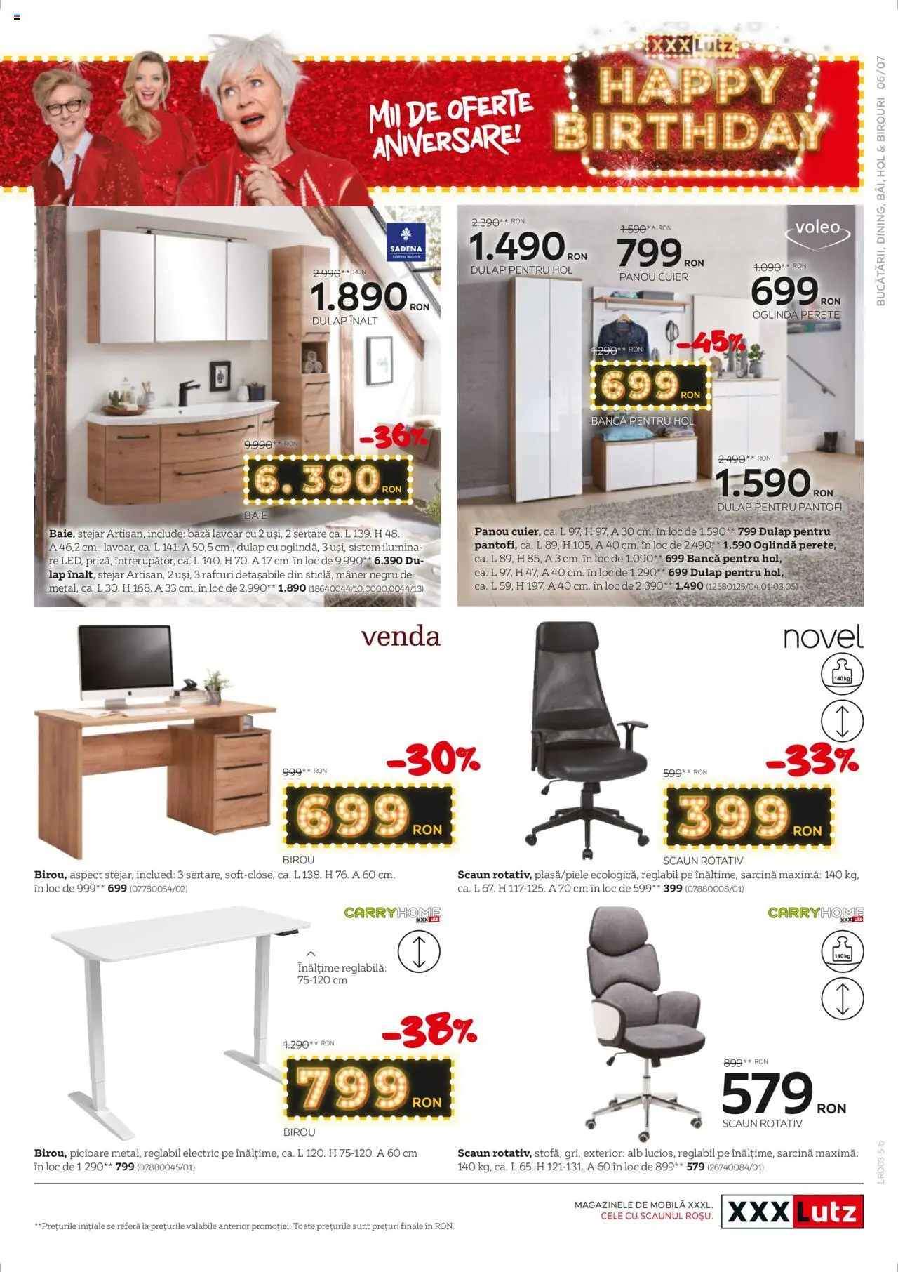 Catalog XXXLutz 17 - 30 Martie 2025 | Pagina 7 | Produse: Pantofi, Mâner, Lavoar, Oglindă