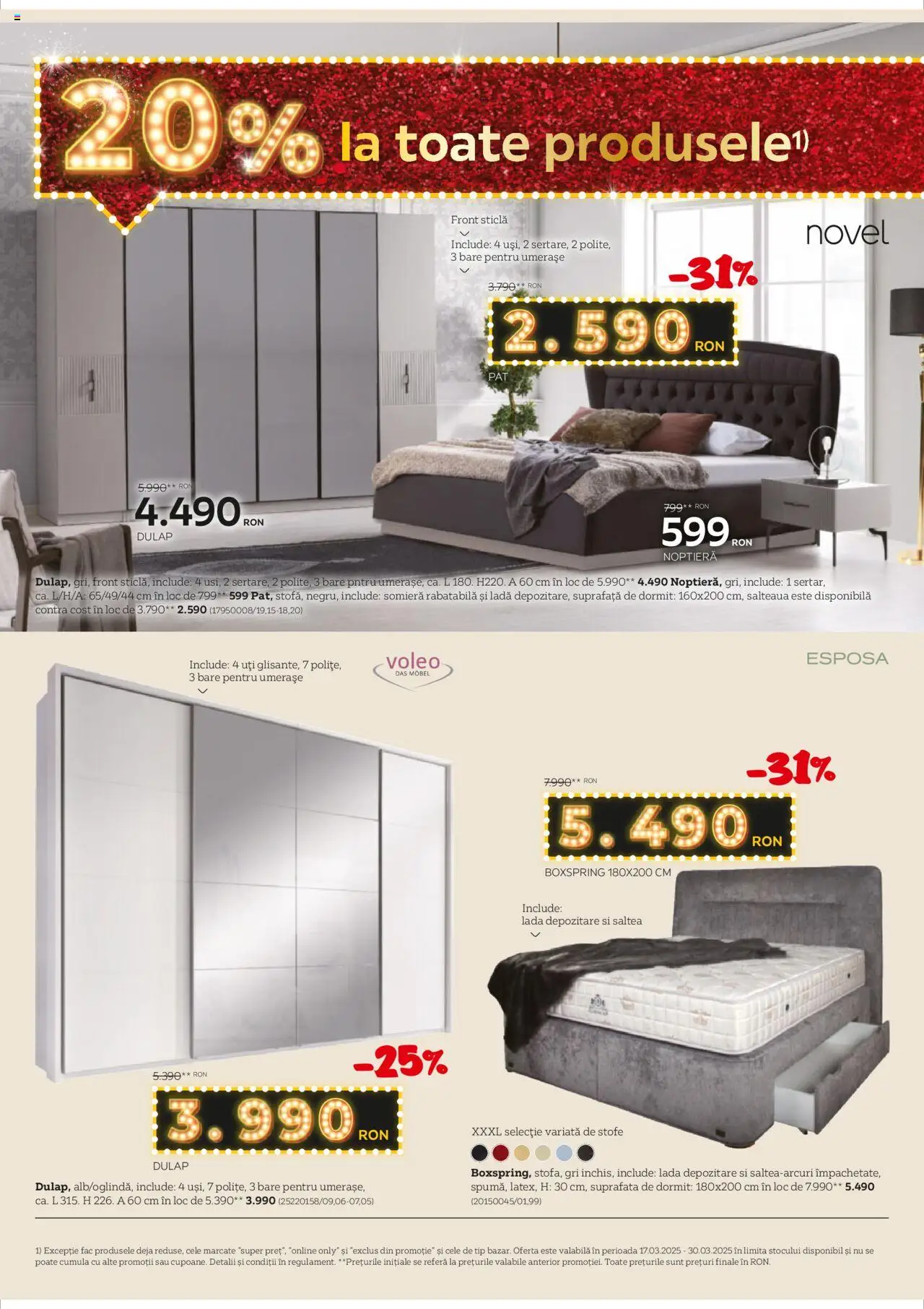 Catalog XXXLutz 17 - 30 Martie 2025 | Pagina 8 | Produse: Saltea, Noptieră