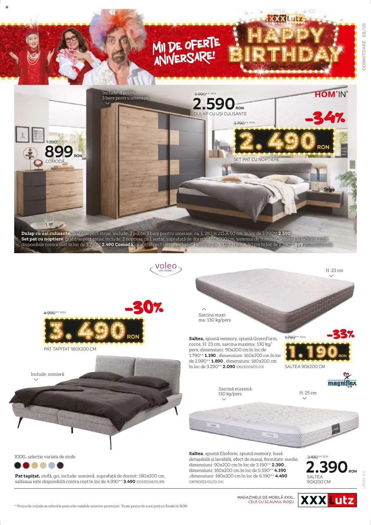 Catalog XXXLutz 17 - 30 Martie 2025 | Pagina 9 | Produse: Pat, Saltea, Comodă