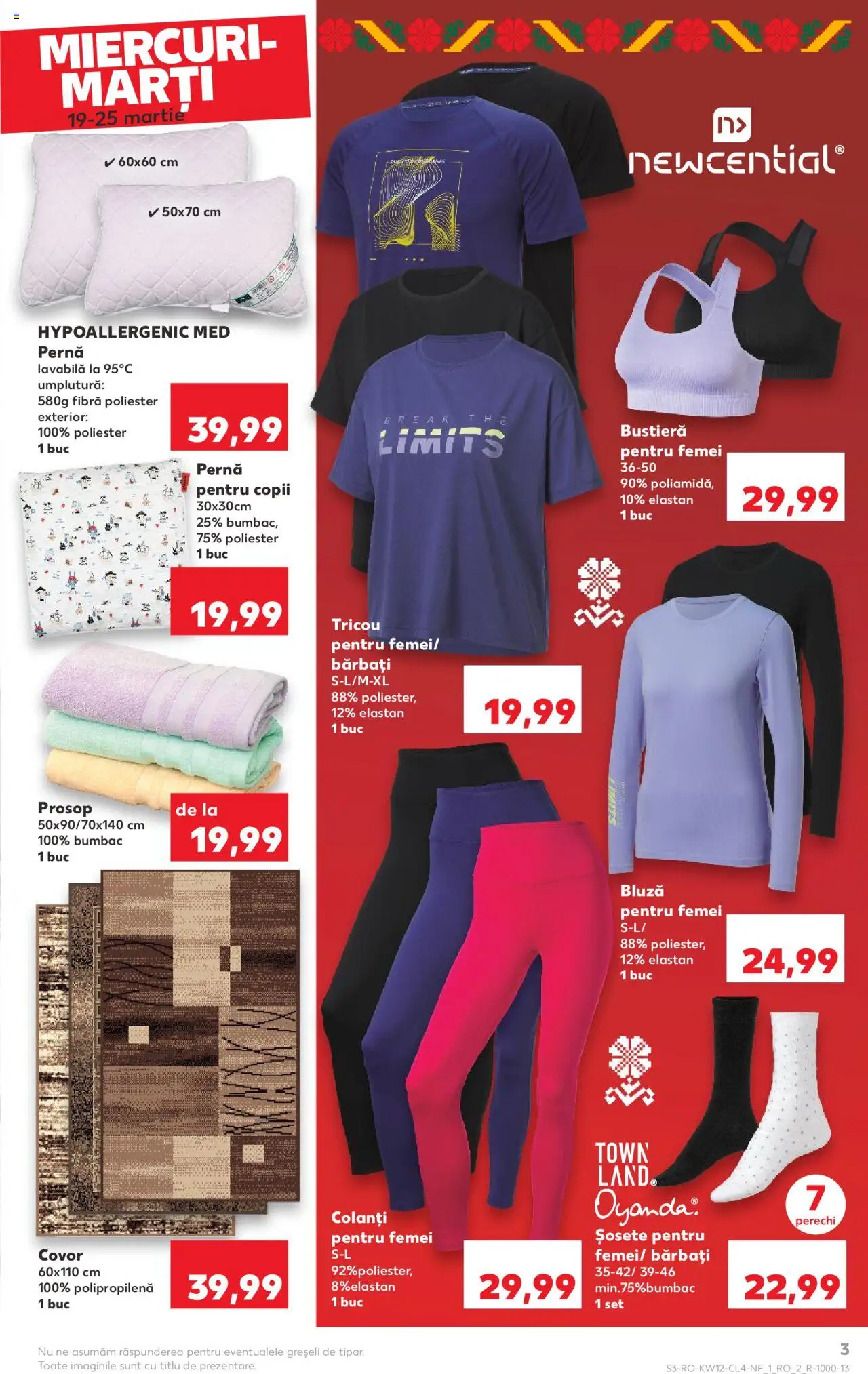 Catalog Kaufland 19 - 25 Martie 2025 | Pagina 3 | Produse: Bustieră, Covor, Türk kahvesi öğütme değirmeni, Șosete