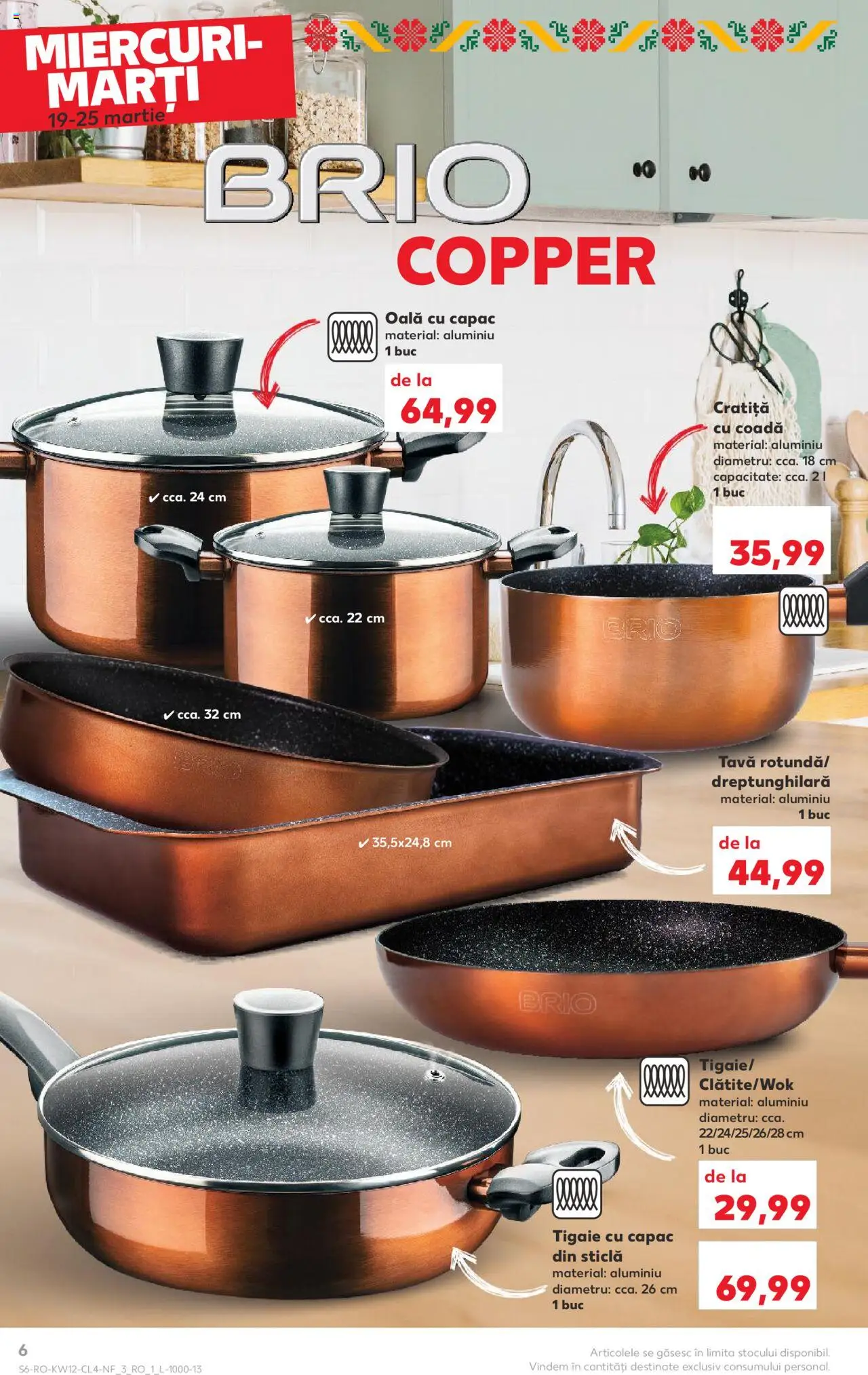 Catalog Kaufland 19 - 25 Martie 2025 | Pagina 6 | Produse: Tigaie, Cratiță, Oală