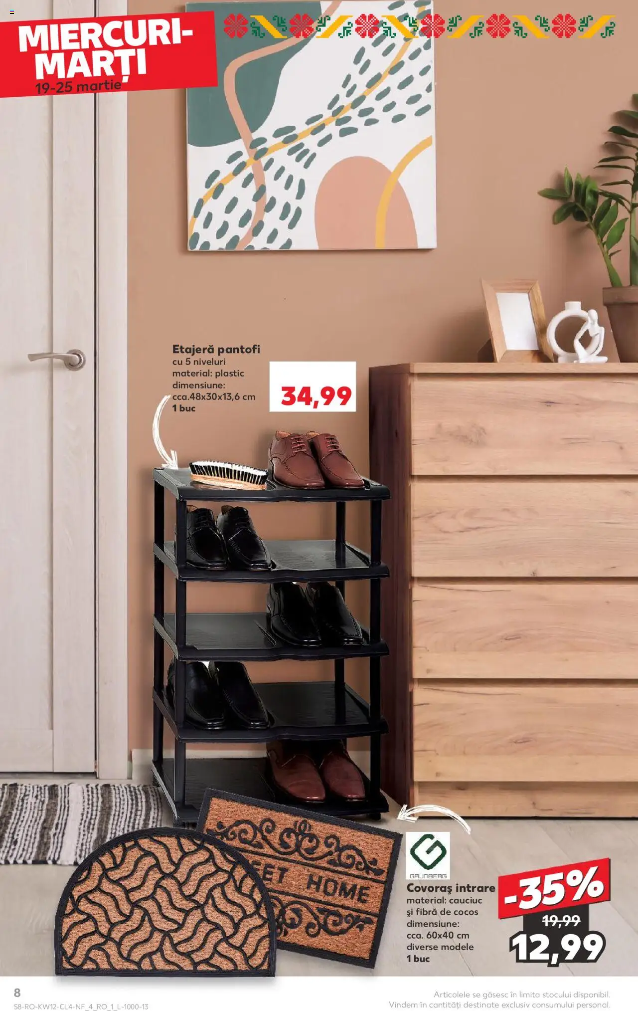 Catalog Kaufland 19 - 25 Martie 2025 | Pagina 8 | Produse: Pantofi, Etajeră, Bisiklet Aparatları
