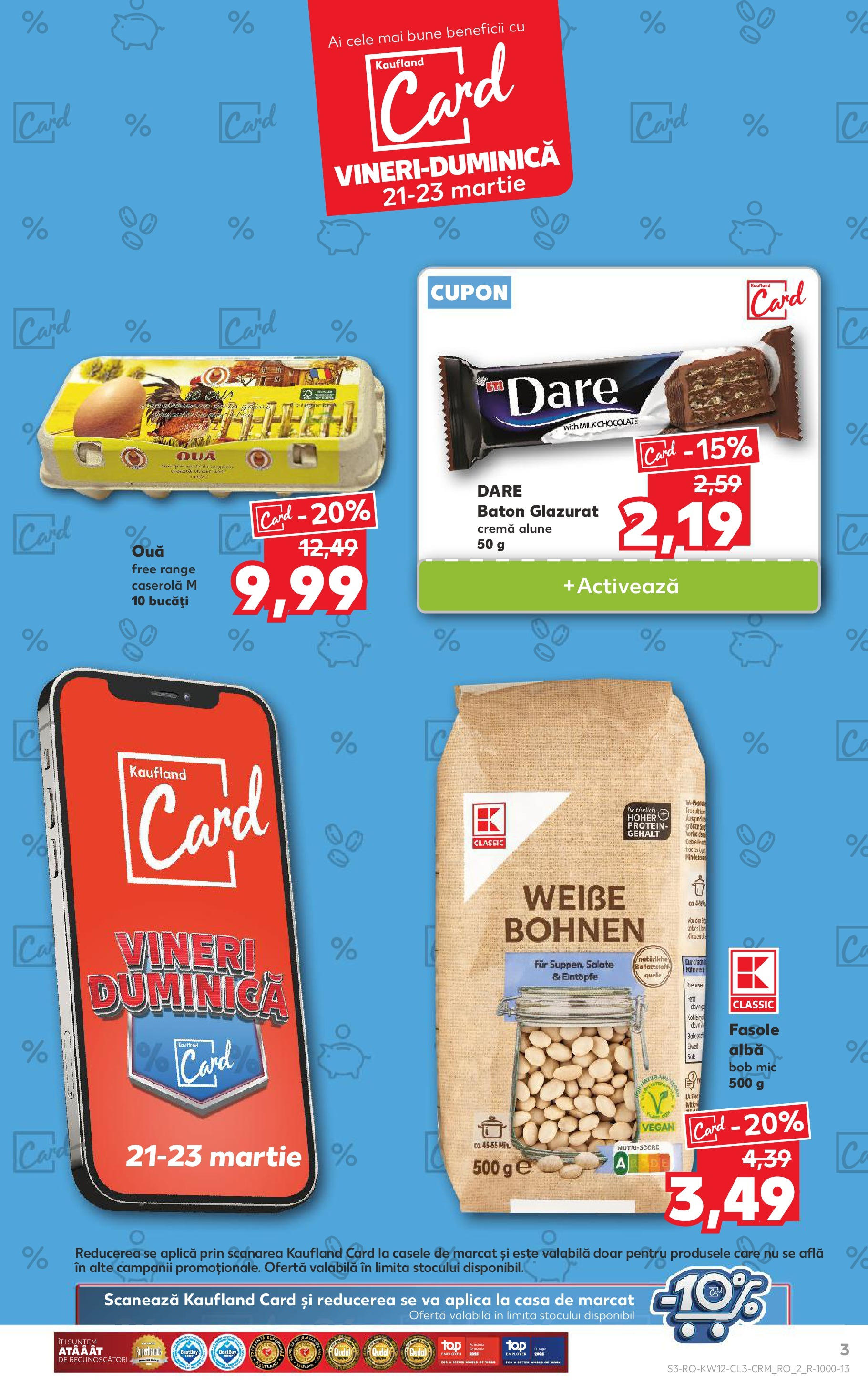 Catalog Kaufland 21 - 23 Martie 2025 | Pagina 3 | Produse: Alune, Cremă