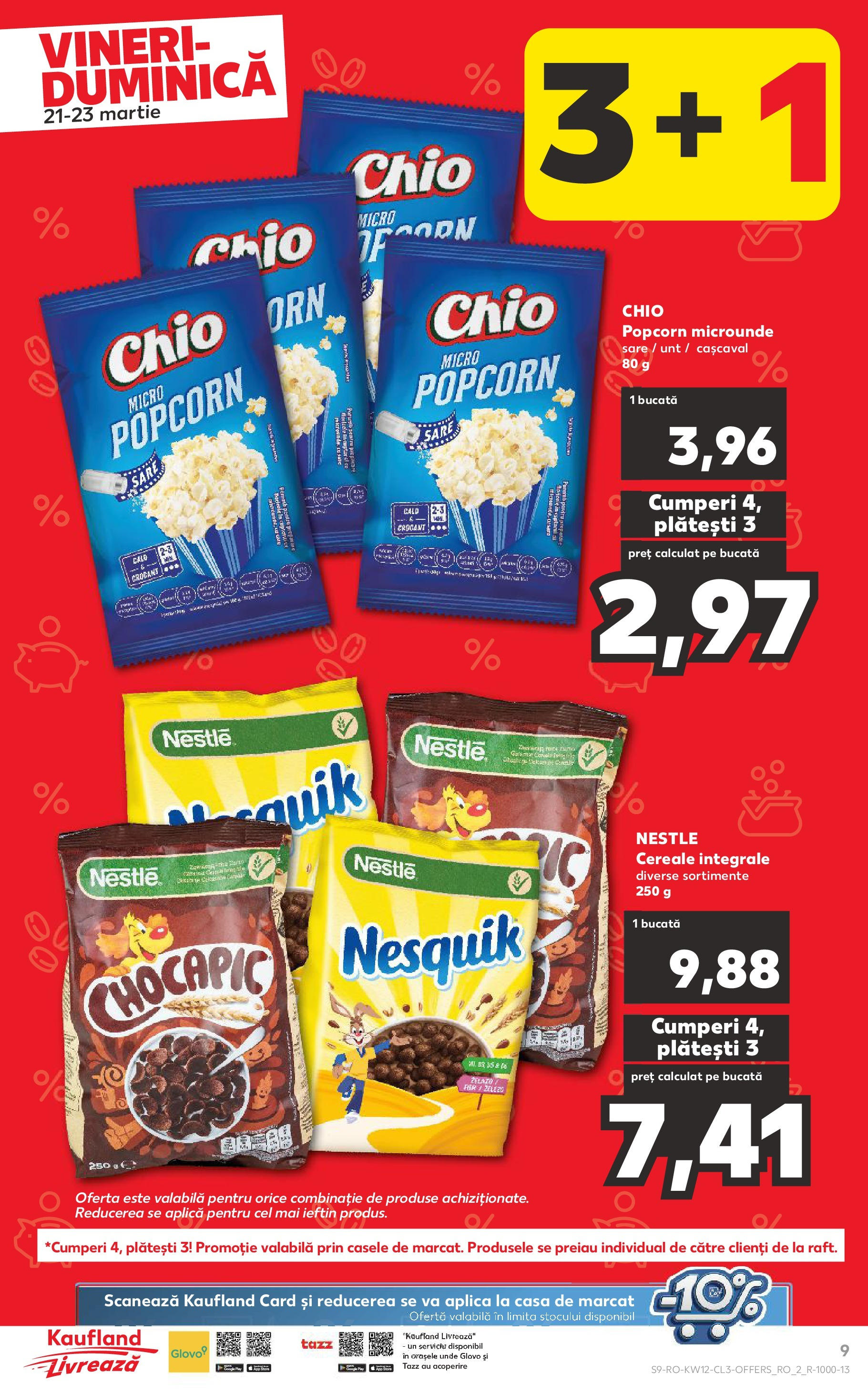 Catalog Kaufland 21 - 23 Martie 2025 | Pagina 9 | Produse: Cașcaval, Unt, Cereale, Sare