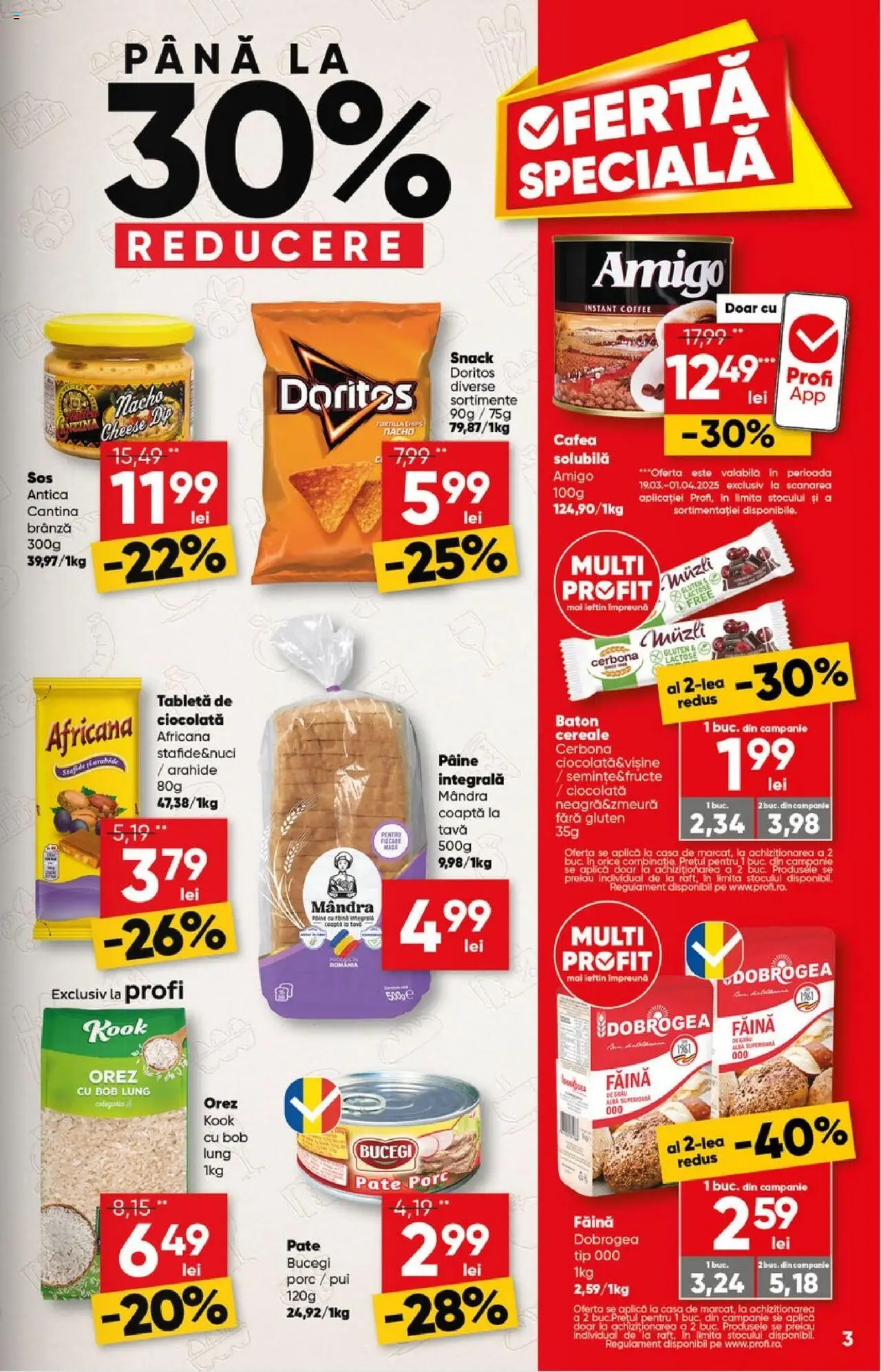 Catalog Profi 19 Martie - 1 Aprilie 2025 | Pagina 3 | Produse: Tabletă, Cafea, Ciocolată, Stafide