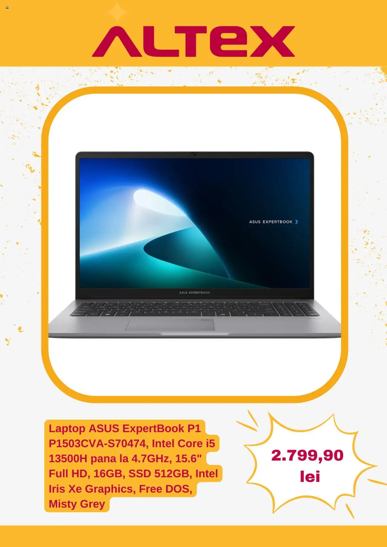 Catalog Altex 20 - 26 Martie 2025 | Pagina 3 | Produse: Laptop