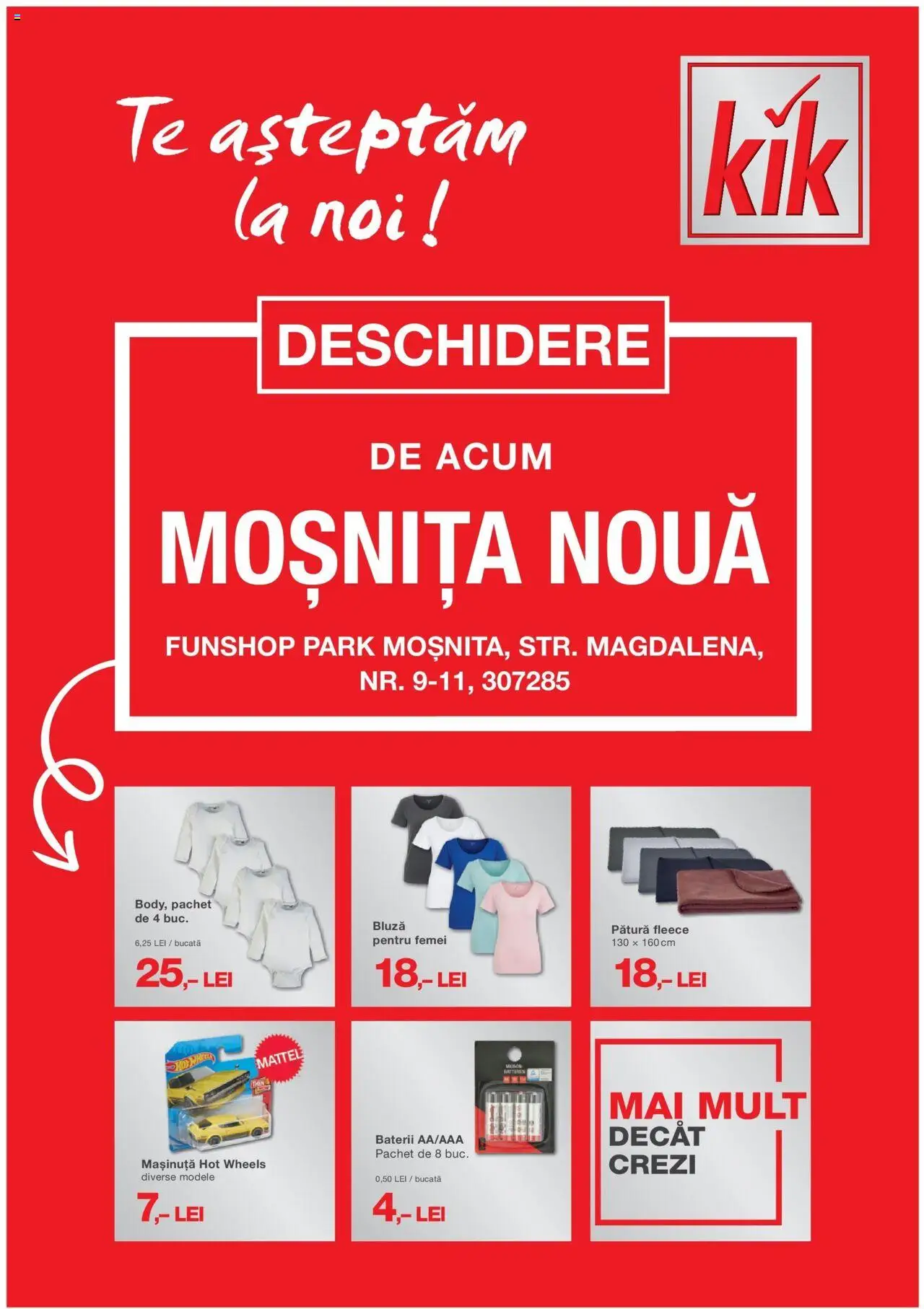 Catalog Kik 20 - 23 Martie 2025 | Pagina 1 | Produse: Pătură, Baterii, Bluză