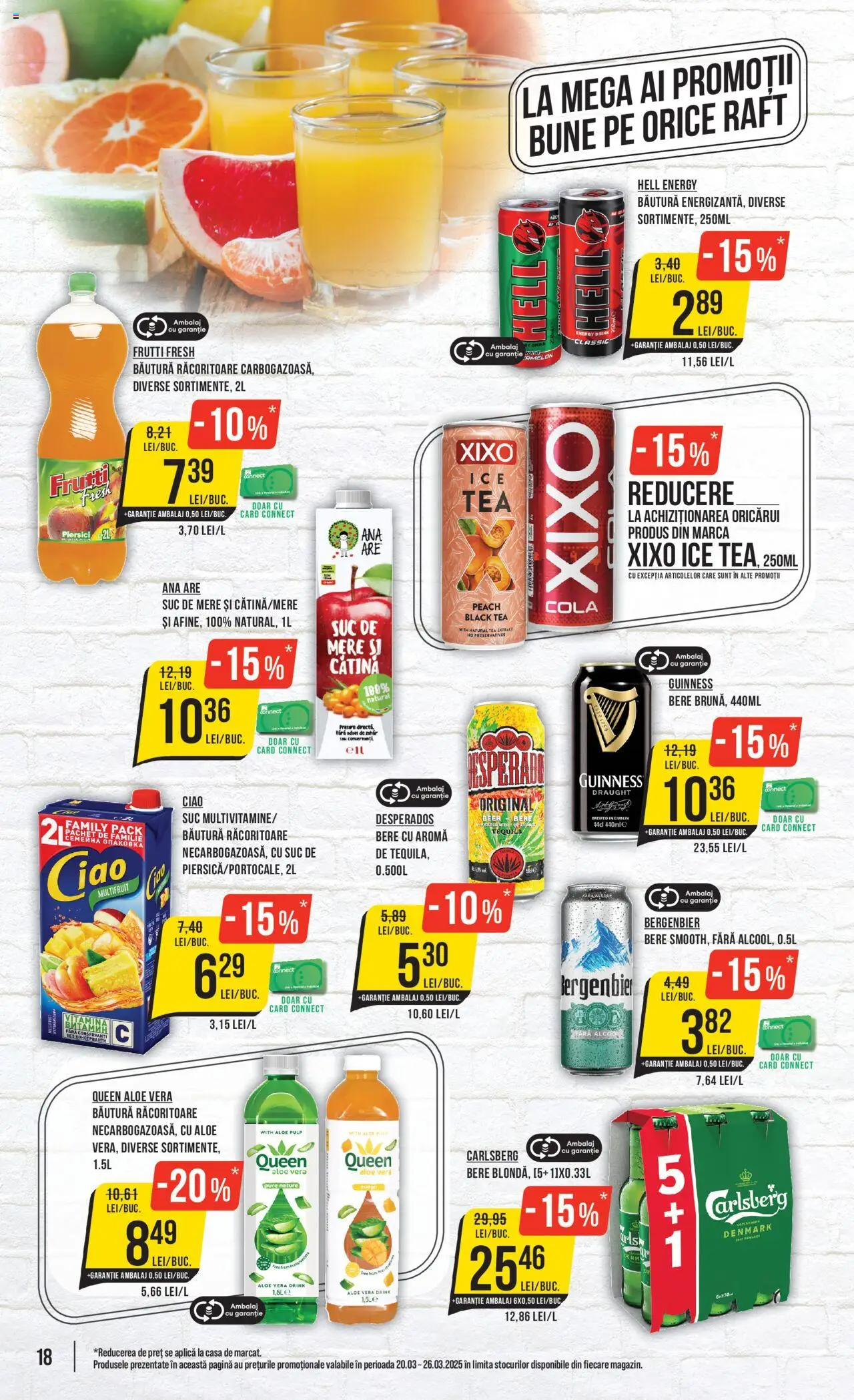 Catalog Mega Image 20 - 26 Martie 2025 | Pagina 18 | Produse: Pară, Suc, Bere, Plastik Kulübe