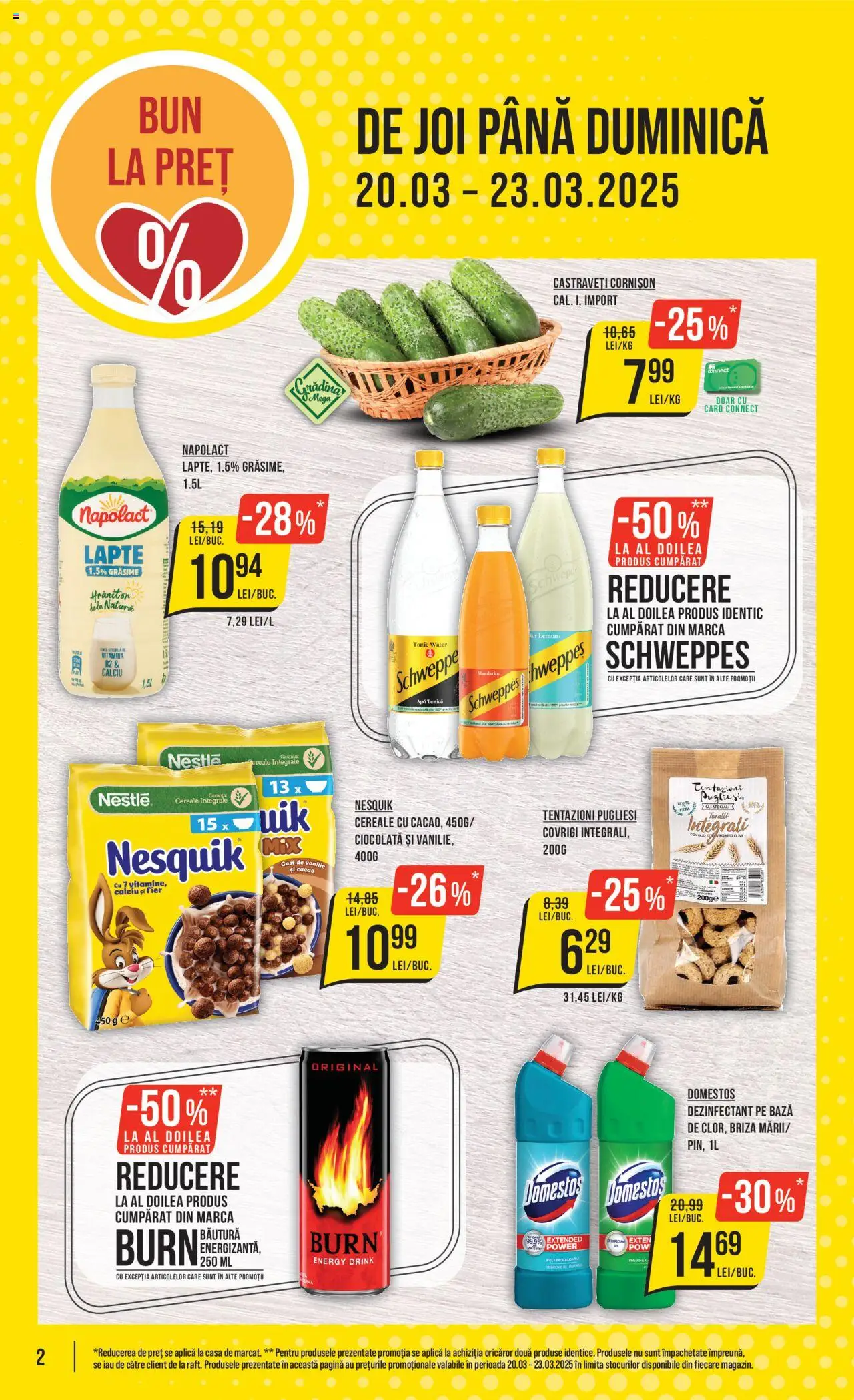 Catalog Mega Image 20 - 26 Martie 2025 | Pagina 2 | Produse: Ciocolată, Cereale, Cacao, Castraveți