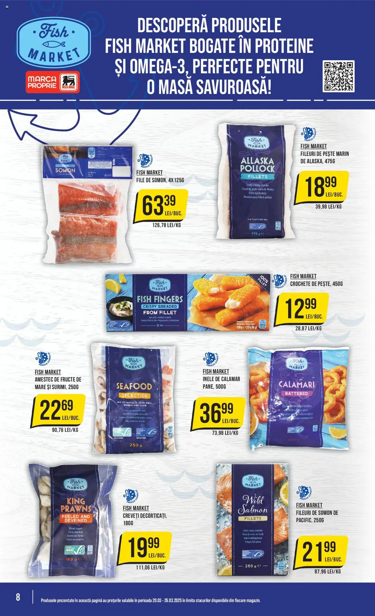 Catalog Mega Image 20 - 26 Martie 2025 | Pagina 8 | Produse: Masă, Pește, Fructe, Fructe De Mare