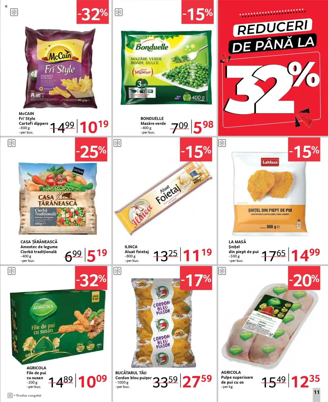 Catalog Selgros 21 Martie - 3 Aprilie 2025 | Pagina 11 | Produse: Mazăre, Masă, Cordon bleu, Aluat