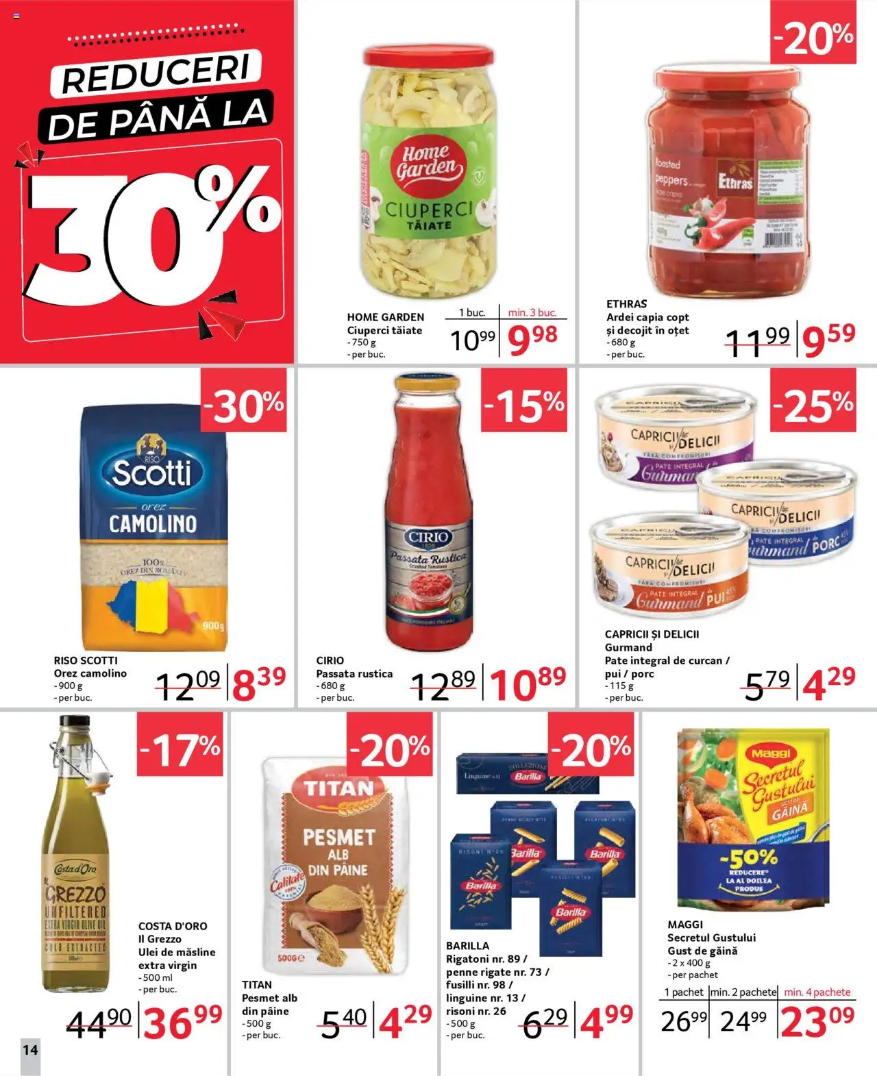 Catalog Selgros 21 Martie - 3 Aprilie 2025 | Pagina 14 | Produse: Pate, Ardei, Pâine, Orez
