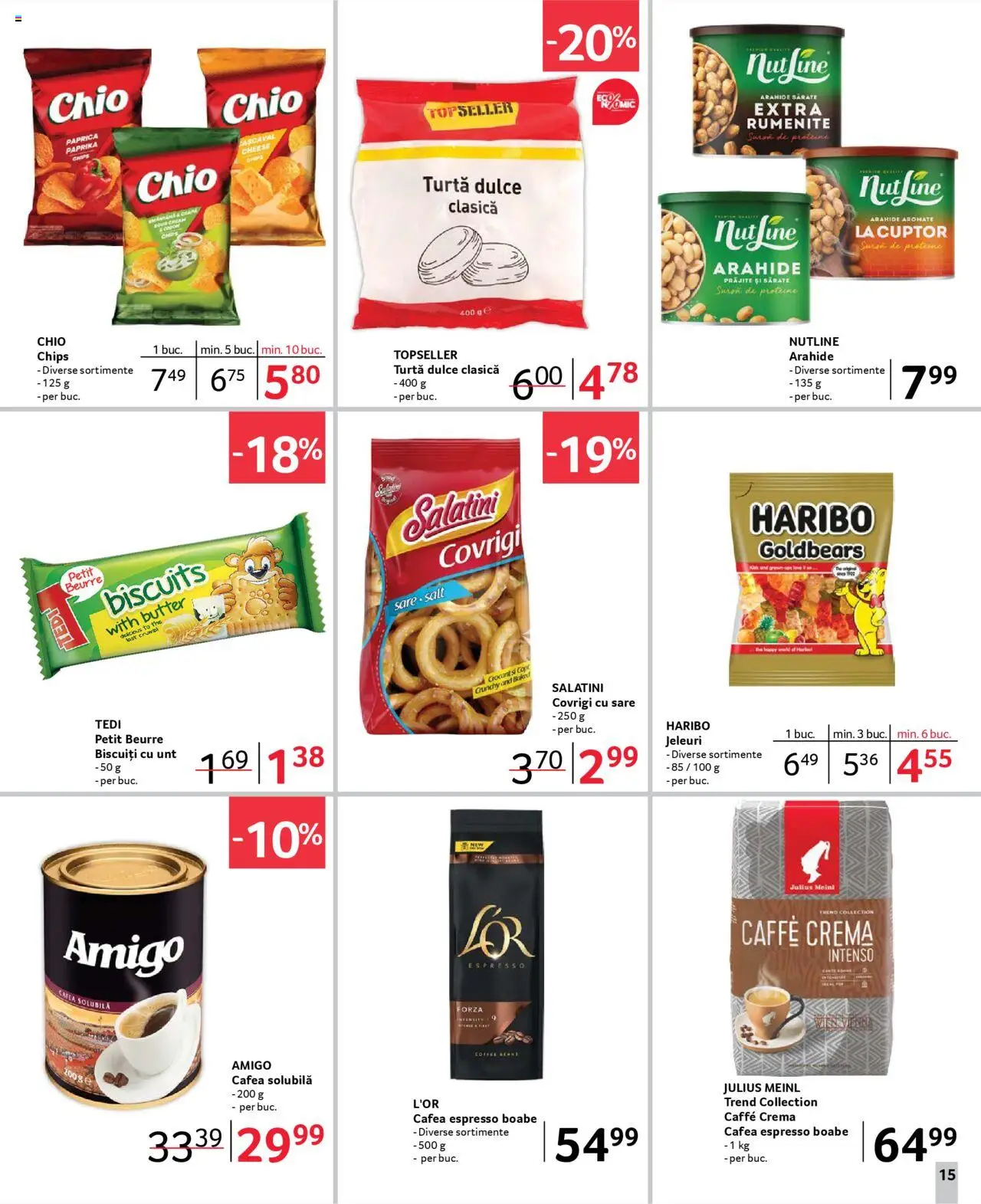 Catalog Selgros 21 Martie - 3 Aprilie 2025 | Pagina 15 | Produse: Masaüstü kılıfı, Biscuiți, Jeleuri, Sare