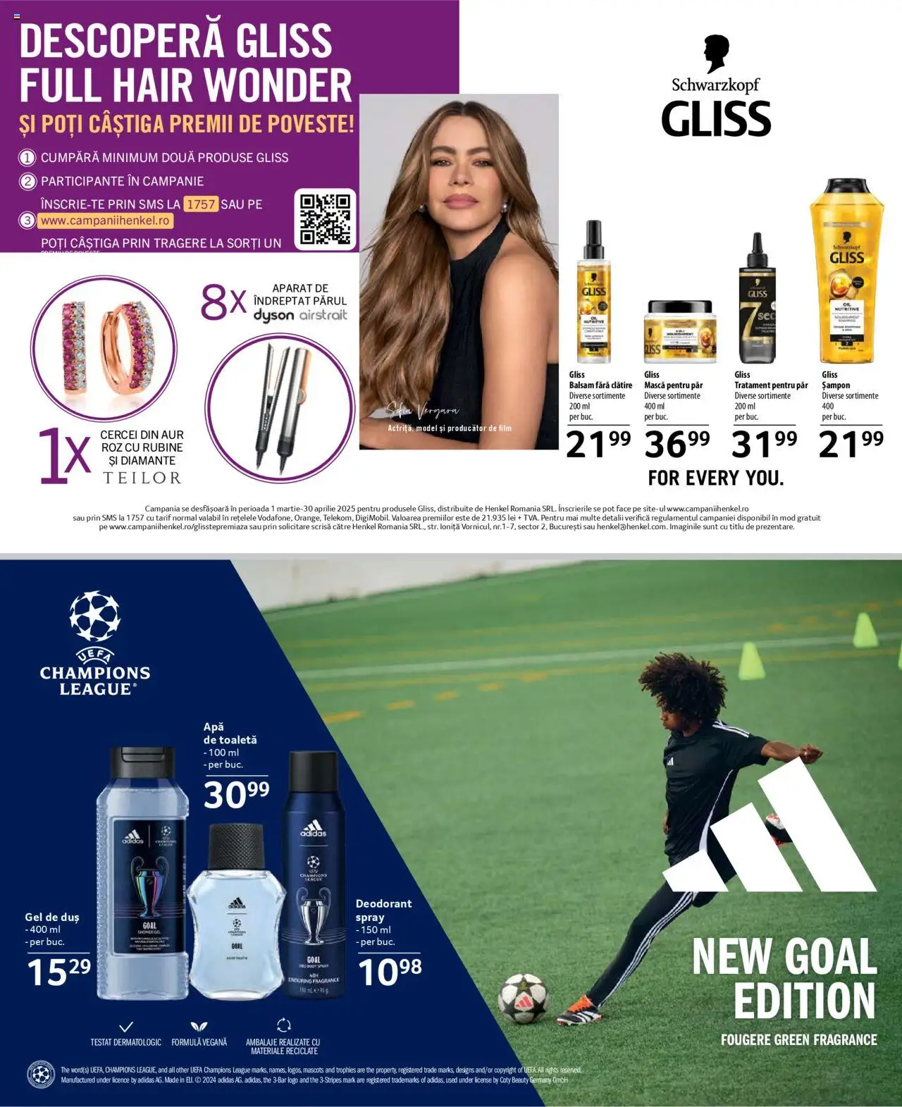 Catalog Selgros 21 Martie - 3 Aprilie 2025 | Pagina 28 | Produse: Tratament pentru păr, Cercei, Toaletă, Șampon