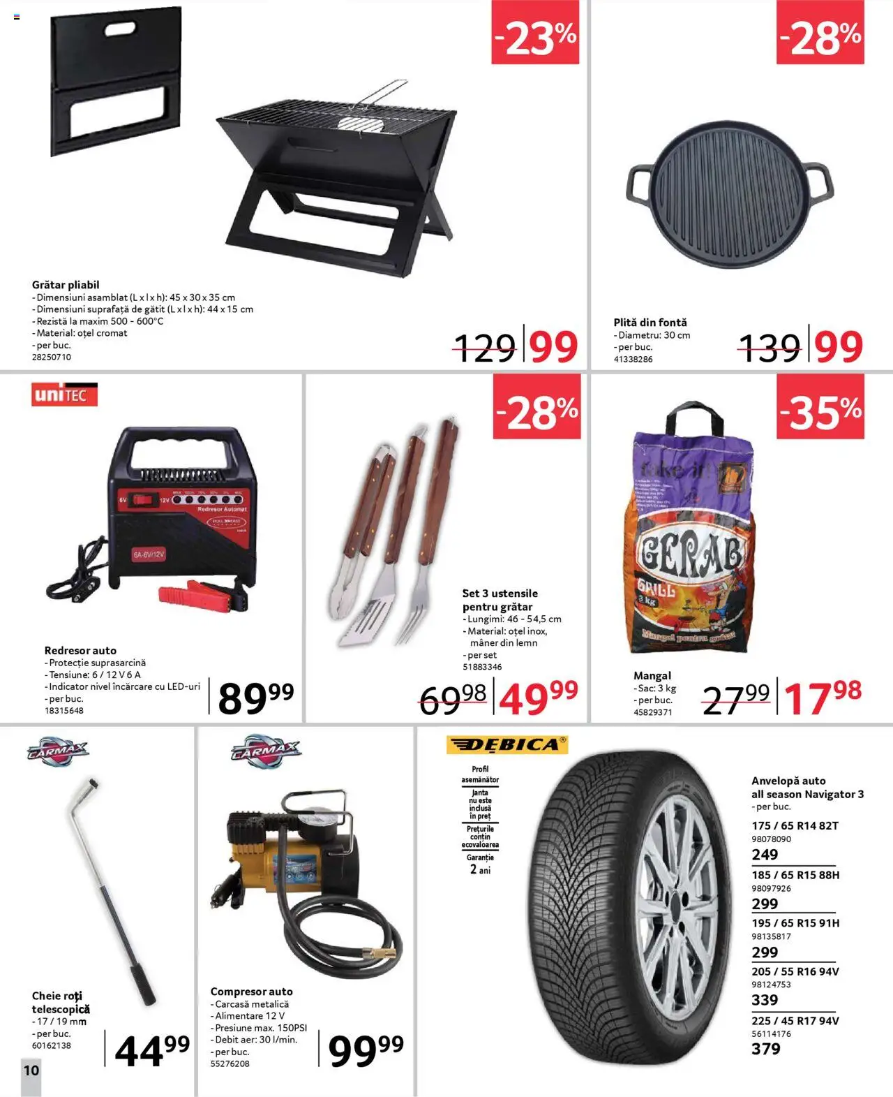 Catalog Selgros 21 Martie - 3 Aprilie 2025 | Pagina 10 | Produse: Plită, Grill, Grătar, Mâner