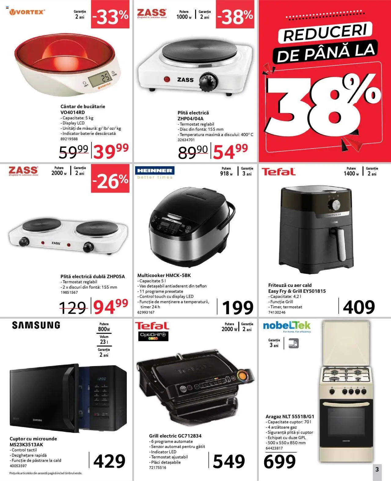 Catalog Selgros 21 Martie - 3 Aprilie 2025 | Pagina 3 | Produse: Disc, Ginseng, Friteuză, Cântar