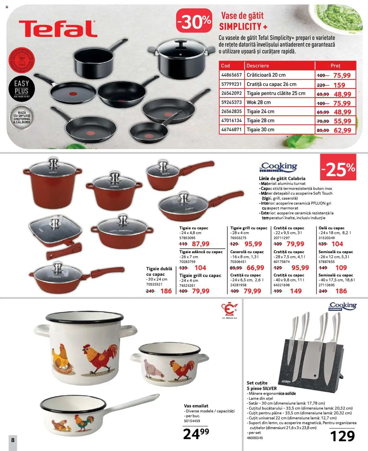 Catalog Selgros 21 Martie - 3 Aprilie 2025 | Pagina 8 | Produse: Pepino, Tigaie, Zımba teli, Clătite