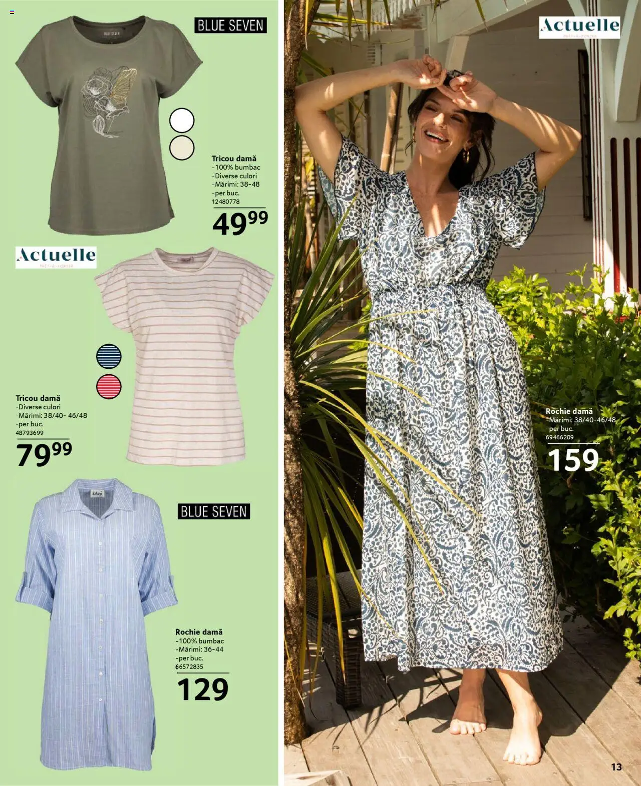 Catalog Selgros 21 Martie - 19 Aprilie 2025 | Pagina 13 | Produse: Rochie, Tricou
