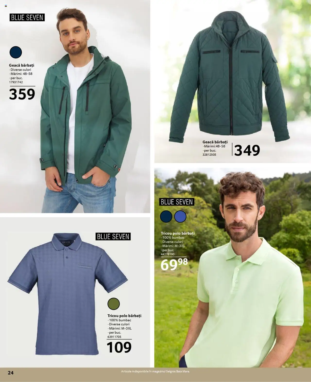 Catalog Selgros 21 Martie - 19 Aprilie 2025 | Pagina 24 | Produse: Tricou, Geacă