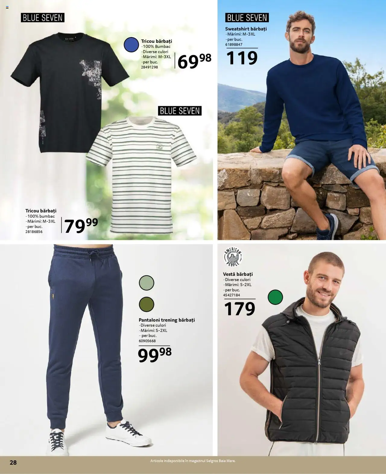 Catalog Selgros 21 Martie - 19 Aprilie 2025 | Pagina 28 | Produse: Trening, Deri ve Tüy Bakımı, Tricou, Vestă