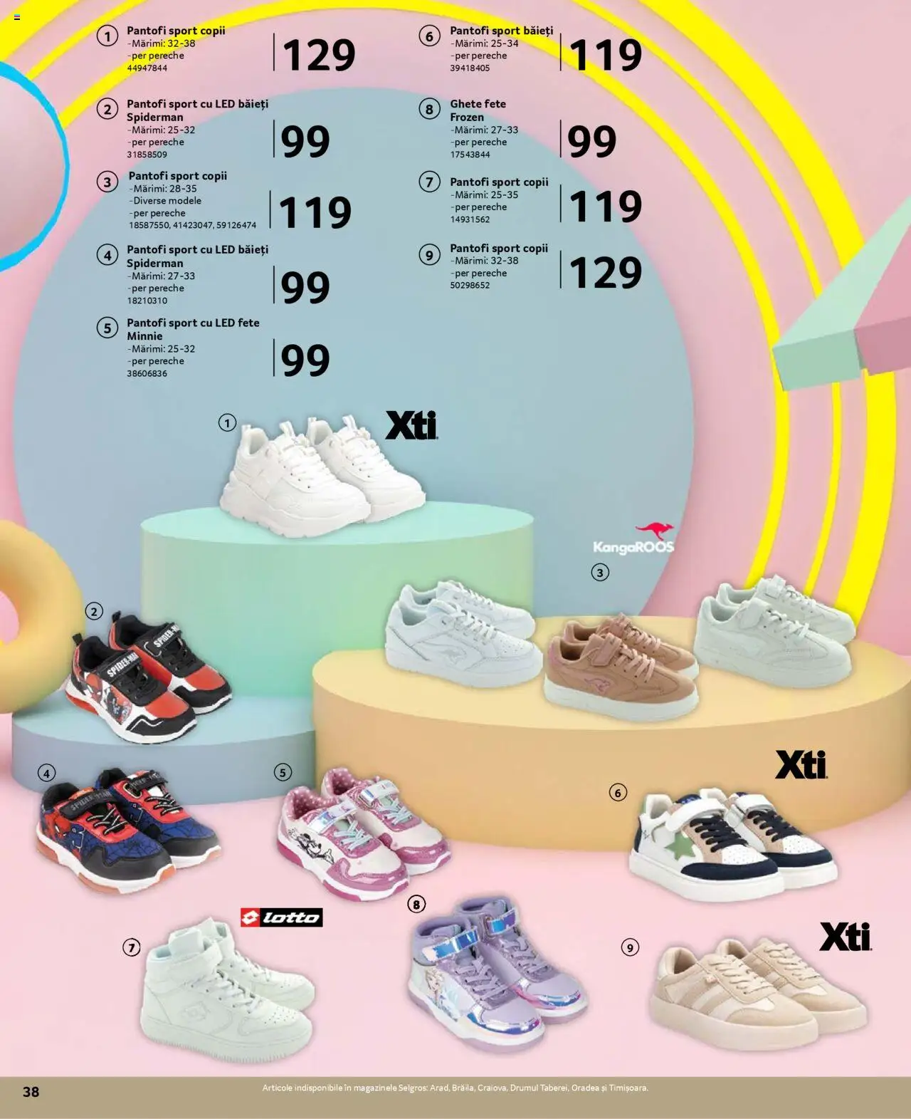 Catalog Selgros 21 Martie - 19 Aprilie 2025 | Pagina 38 | Produse: Pantofi, Babak, Ghete