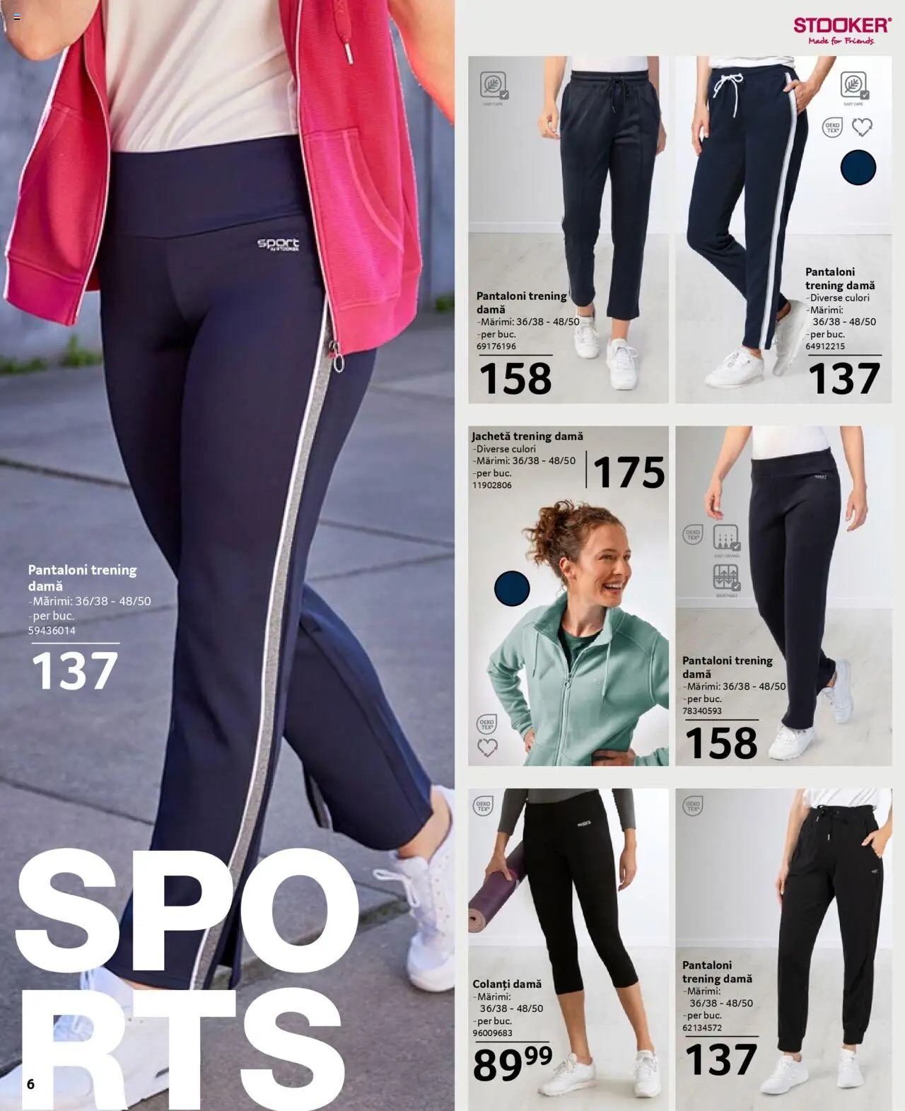 Catalog Selgros 21 Martie - 19 Aprilie 2025 | Pagina 6 | Produse: Jachetă, Trening, Pantaloni, Colanți