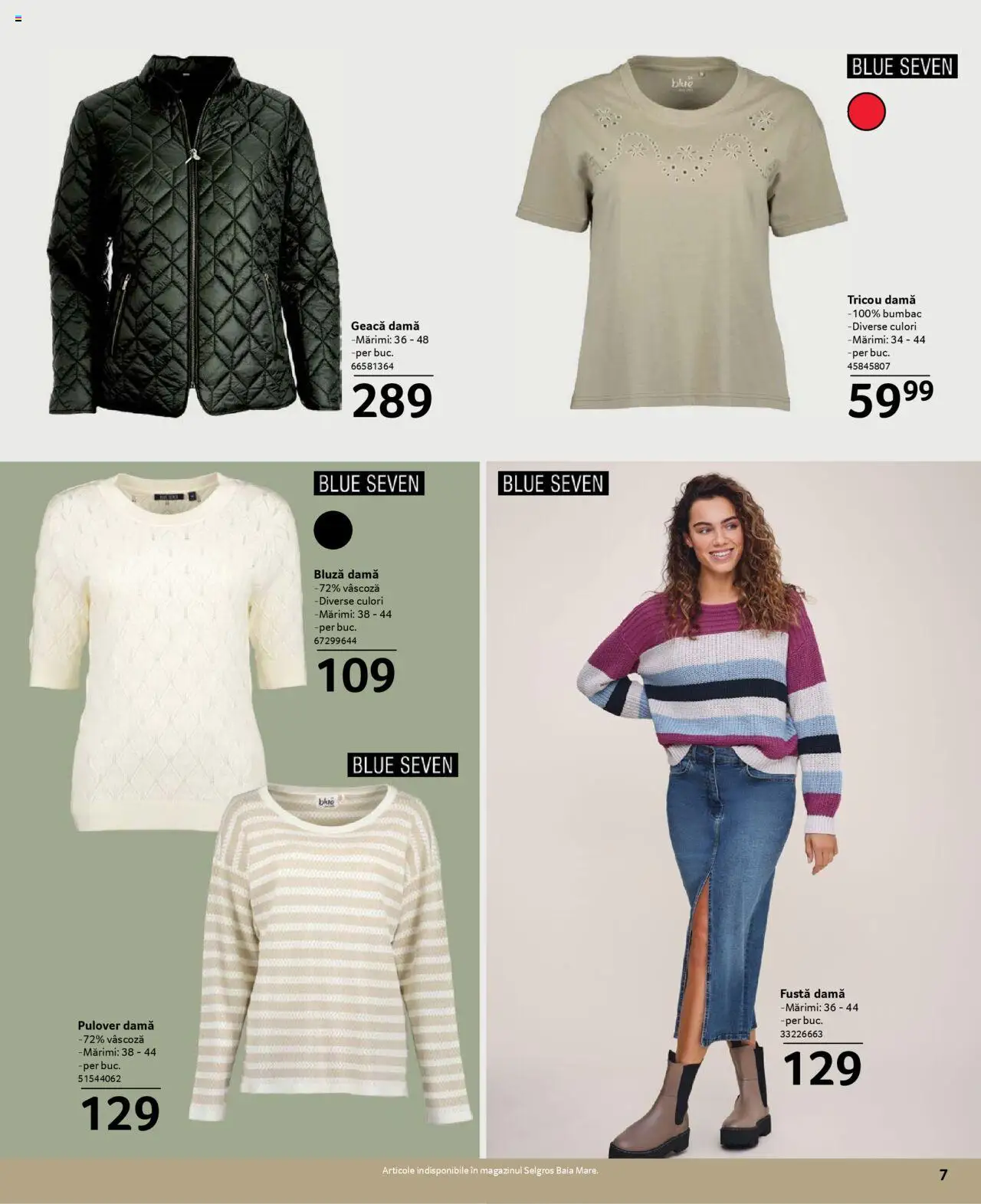 Catalog Selgros 21 Martie - 19 Aprilie 2025 | Pagina 7 | Produse: Tricou, Bluză, Pulover, Geacă