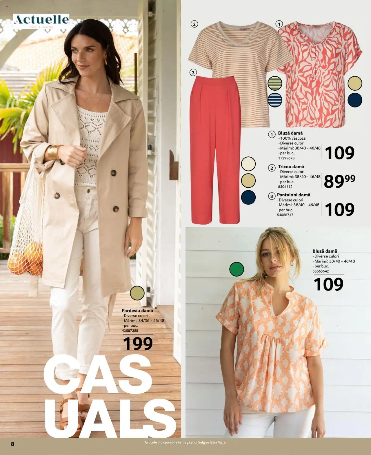 Catalog Selgros 21 Martie - 19 Aprilie 2025 | Pagina 8 | Produse: Tricou, Bluză, Pantaloni