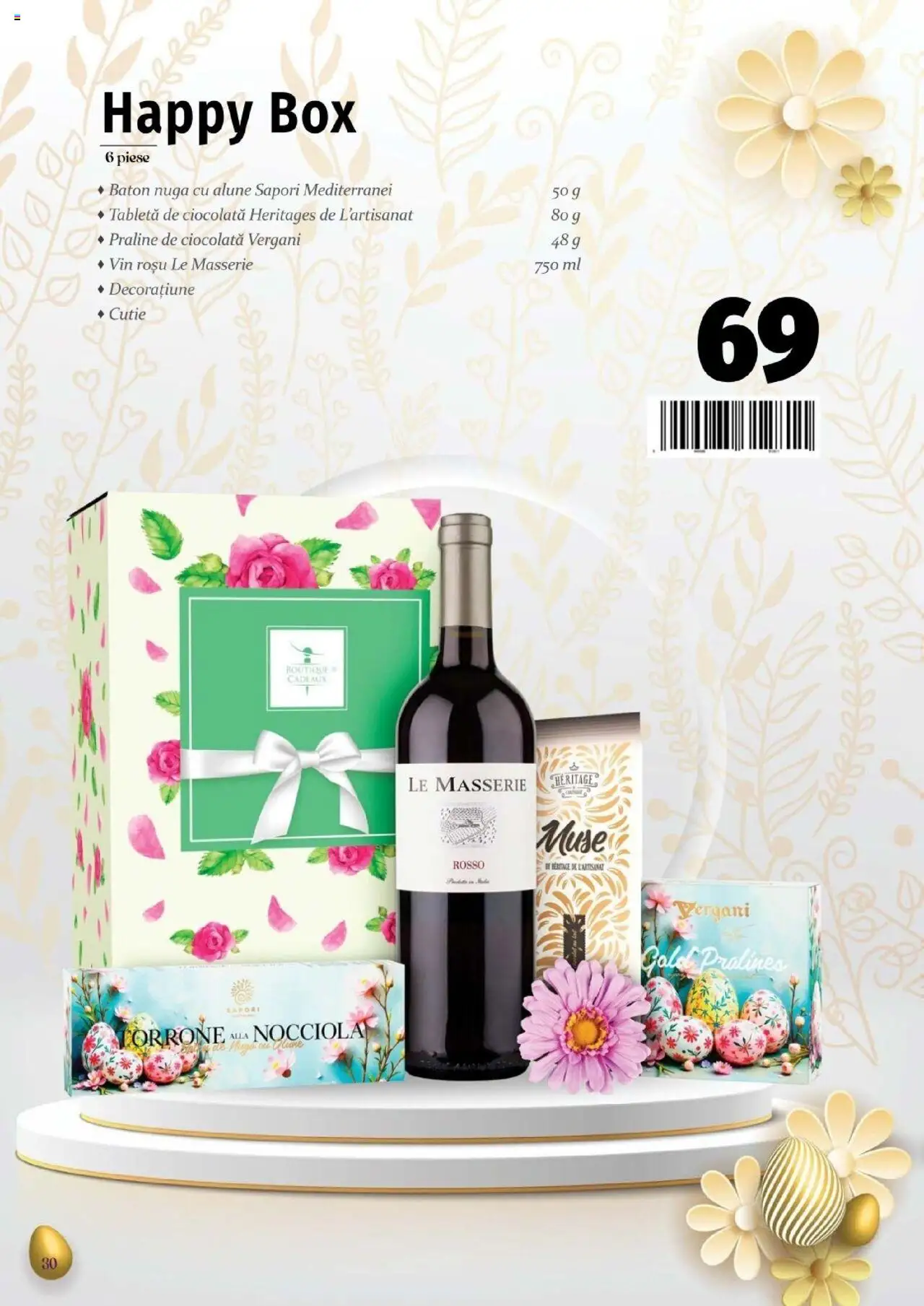 Catalog Selgros 24 Martie - 19 Aprilie 2025 | Pagina 30 | Produse: Alune, Praline, Ciocolată, Vin