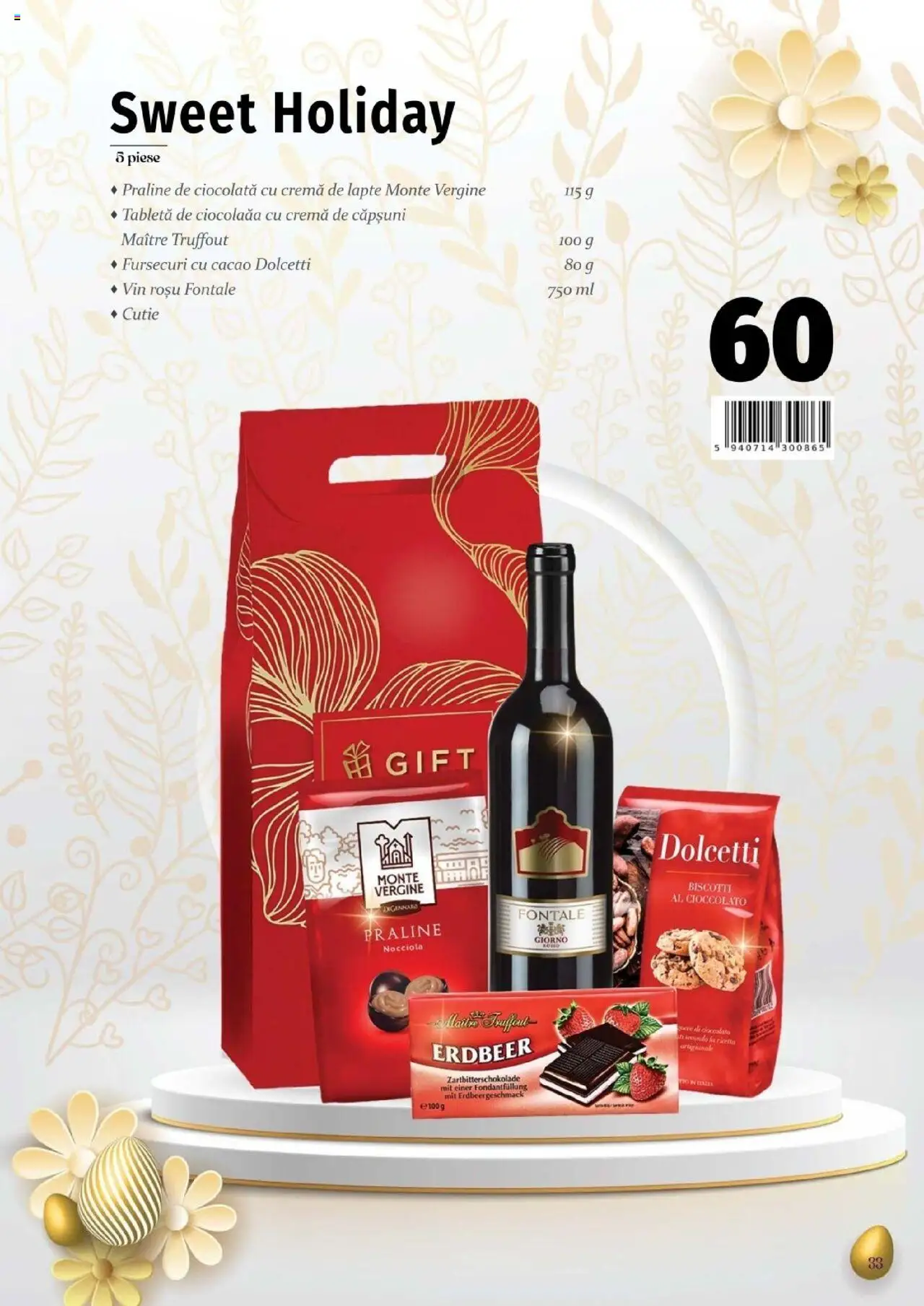 Catalog Selgros 24 Martie - 19 Aprilie 2025 | Pagina 33 | Produse: Praline, Cremă, Vin, Căpșuni