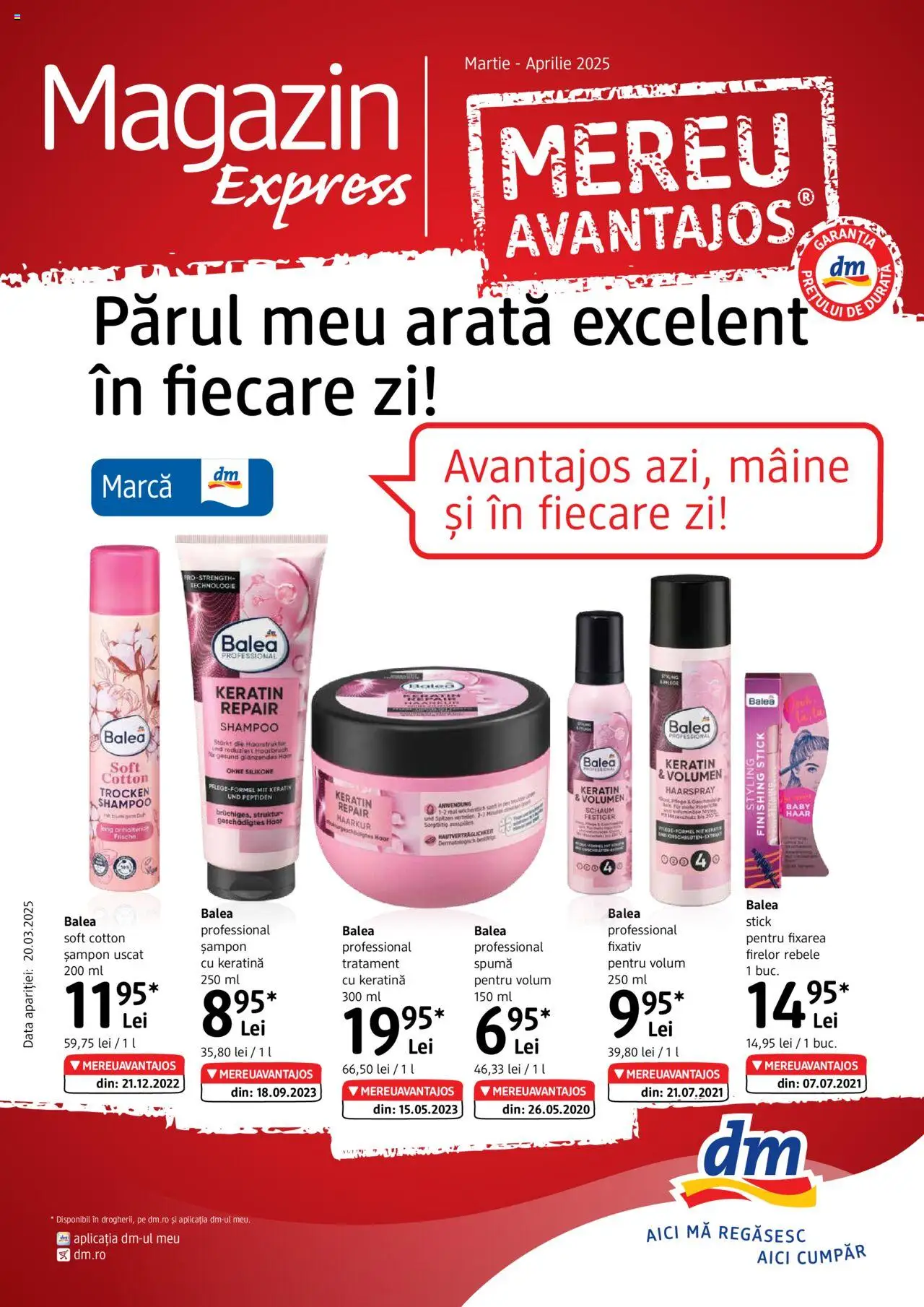 Catalog DM Drogerie Markt 20 Martie - 15 Aprilie 2025 | Pagina 1 | Produse: Șampon, Șampon uscat