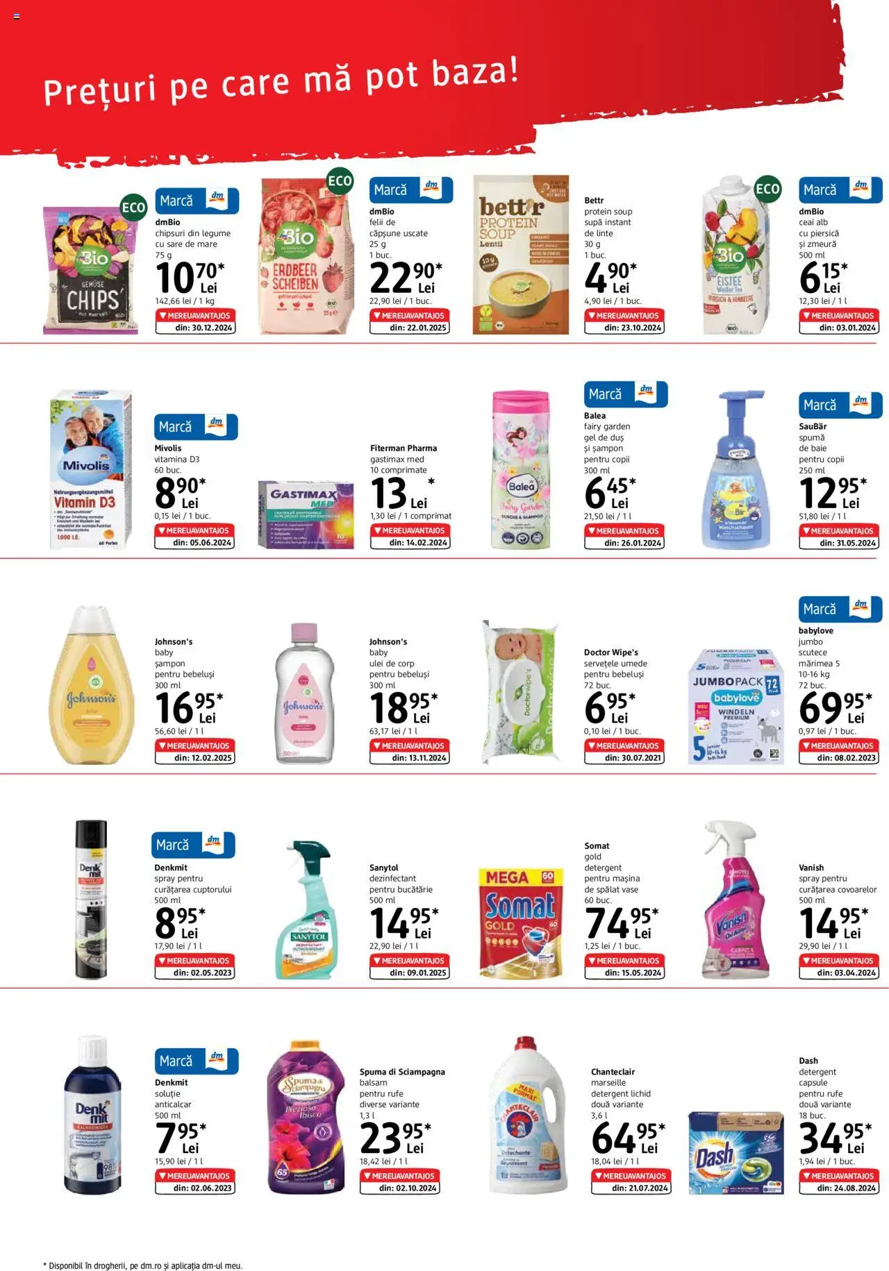 Catalog DM Drogerie Markt 20 Martie - 15 Aprilie 2025 | Pagina 3 | Produse: Piersică, Șampon, Çelik Mama ve Su Kabı, Legume