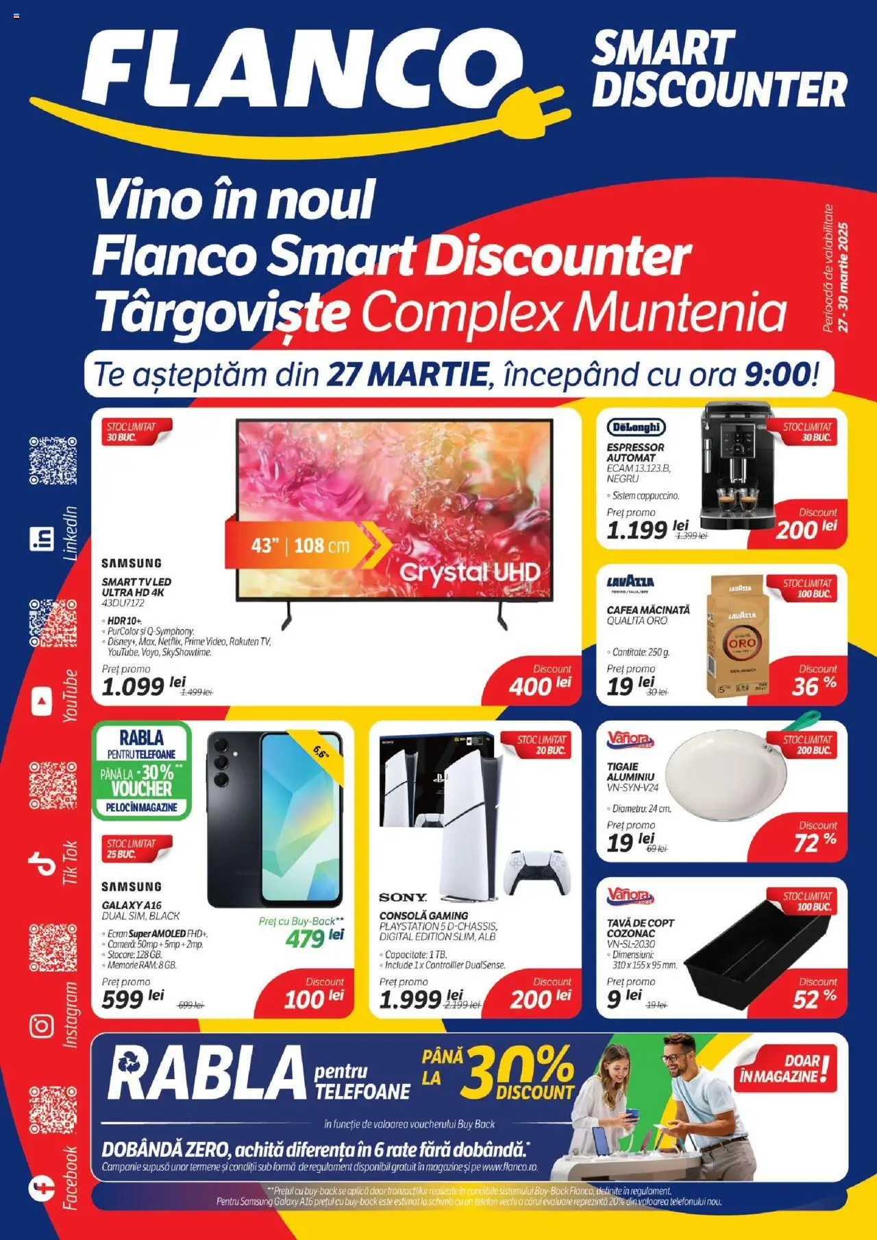 Catalog Flanco 27 - 30 Martie 2025 | Pagina 1 | Produse: Espressor, Memorie, Cameră, Cafea