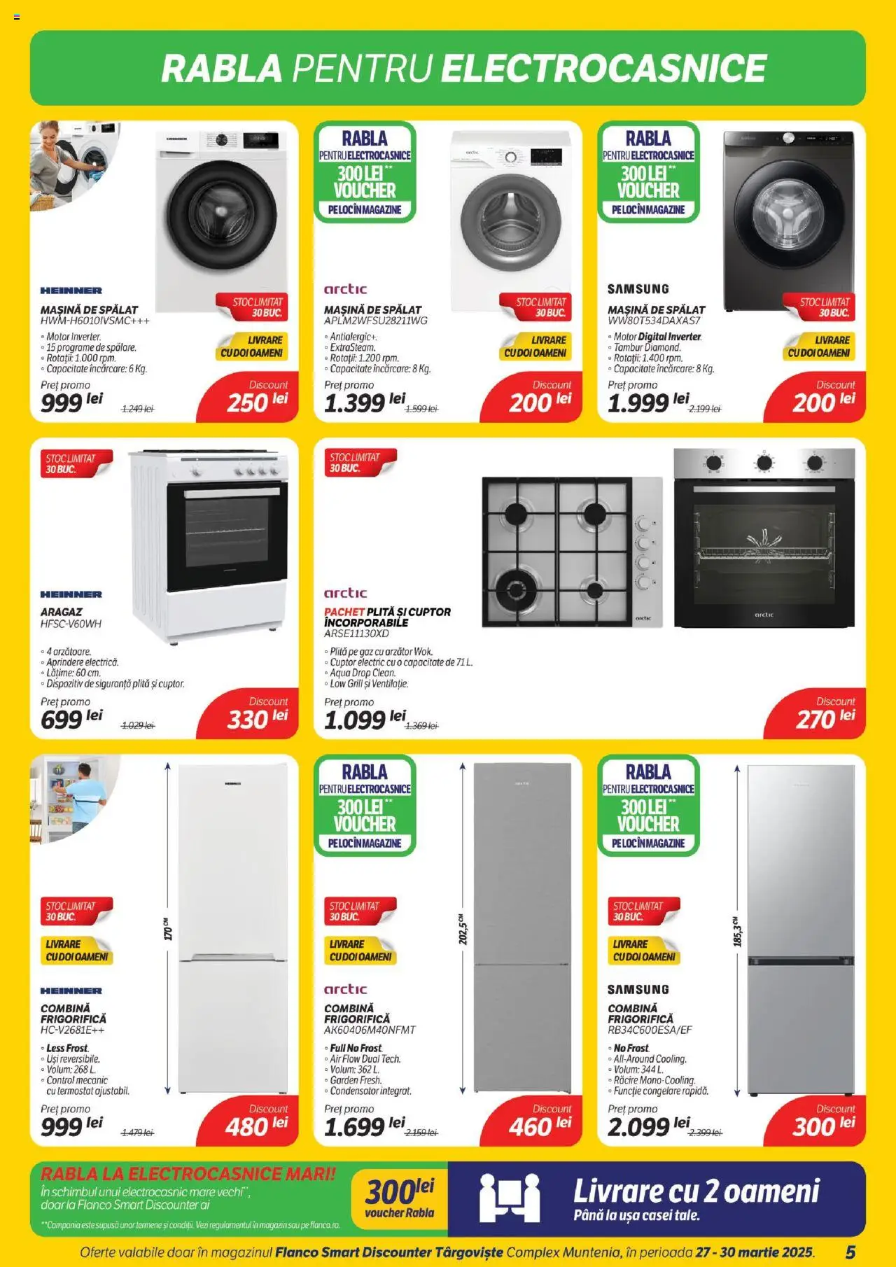 Catalog Flanco 27 - 30 Martie 2025 | Pagina 5 | Produse: Mașină De Spălat, Cuptor, Ușă, Combină frigorifică