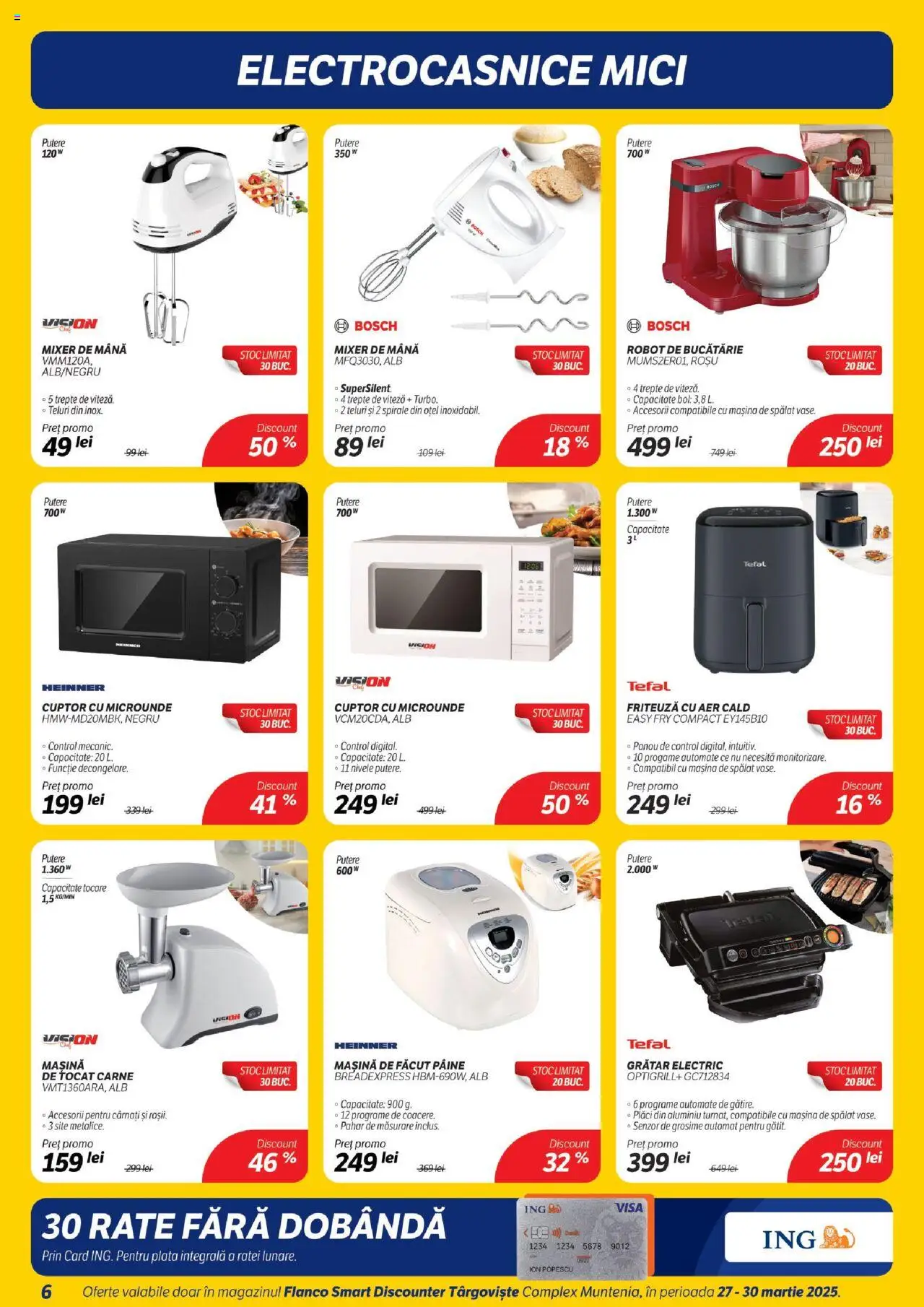 Catalog Flanco 27 - 30 Martie 2025 | Pagina 6 | Produse: Ginseng, Robot, Grătar, Cârnați