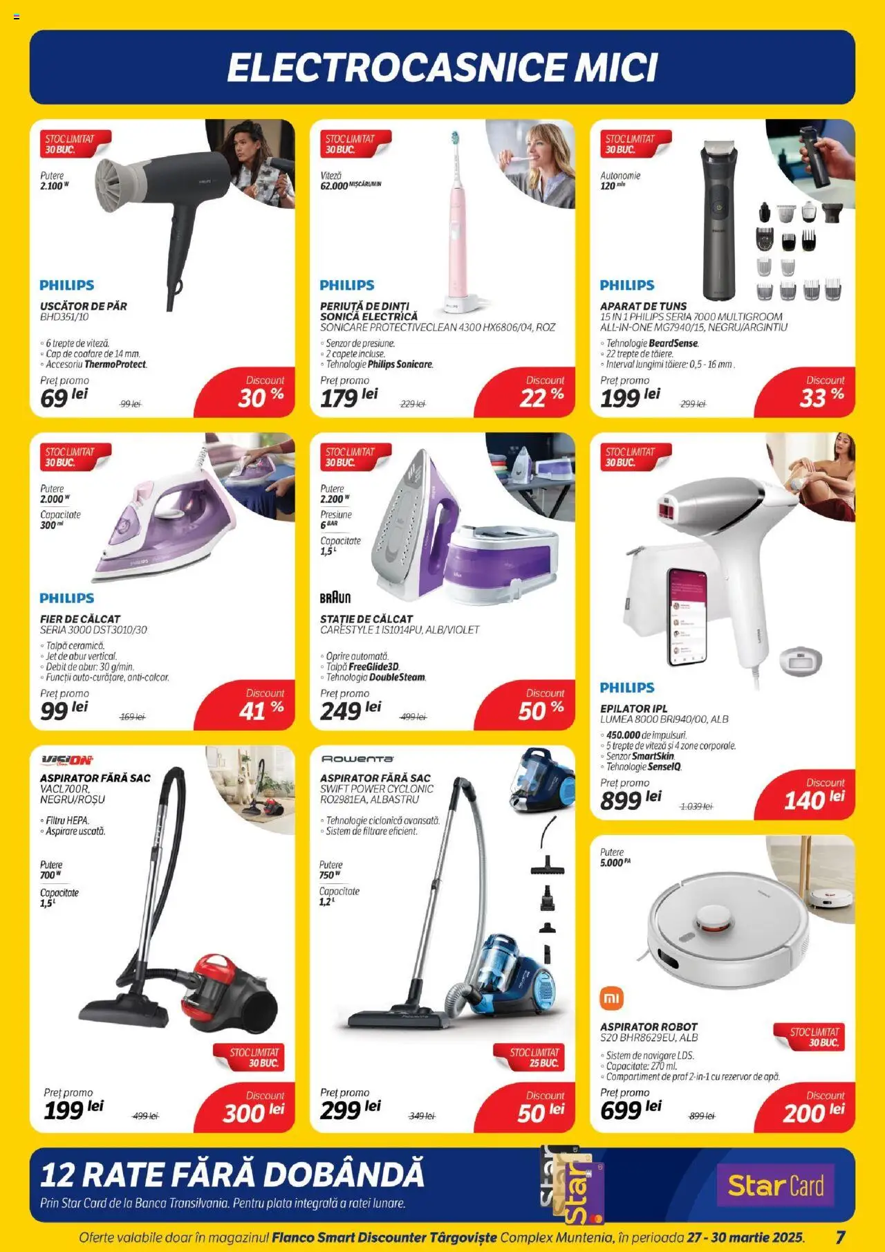 Catalog Flanco 27 - 30 Martie 2025 | Pagina 7 | Produse: Uscător, Epilator, Navigare, Bancă