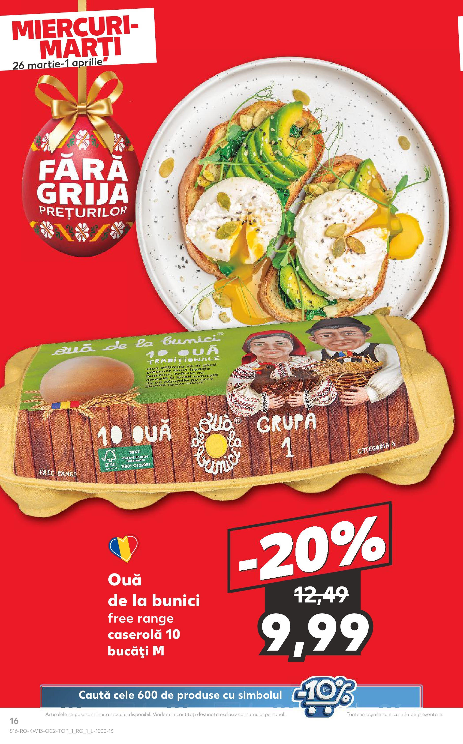 Catalog Kaufland 26 Martie - 1 Aprilie 2025 | Pagina 16 | Produse: Ouă