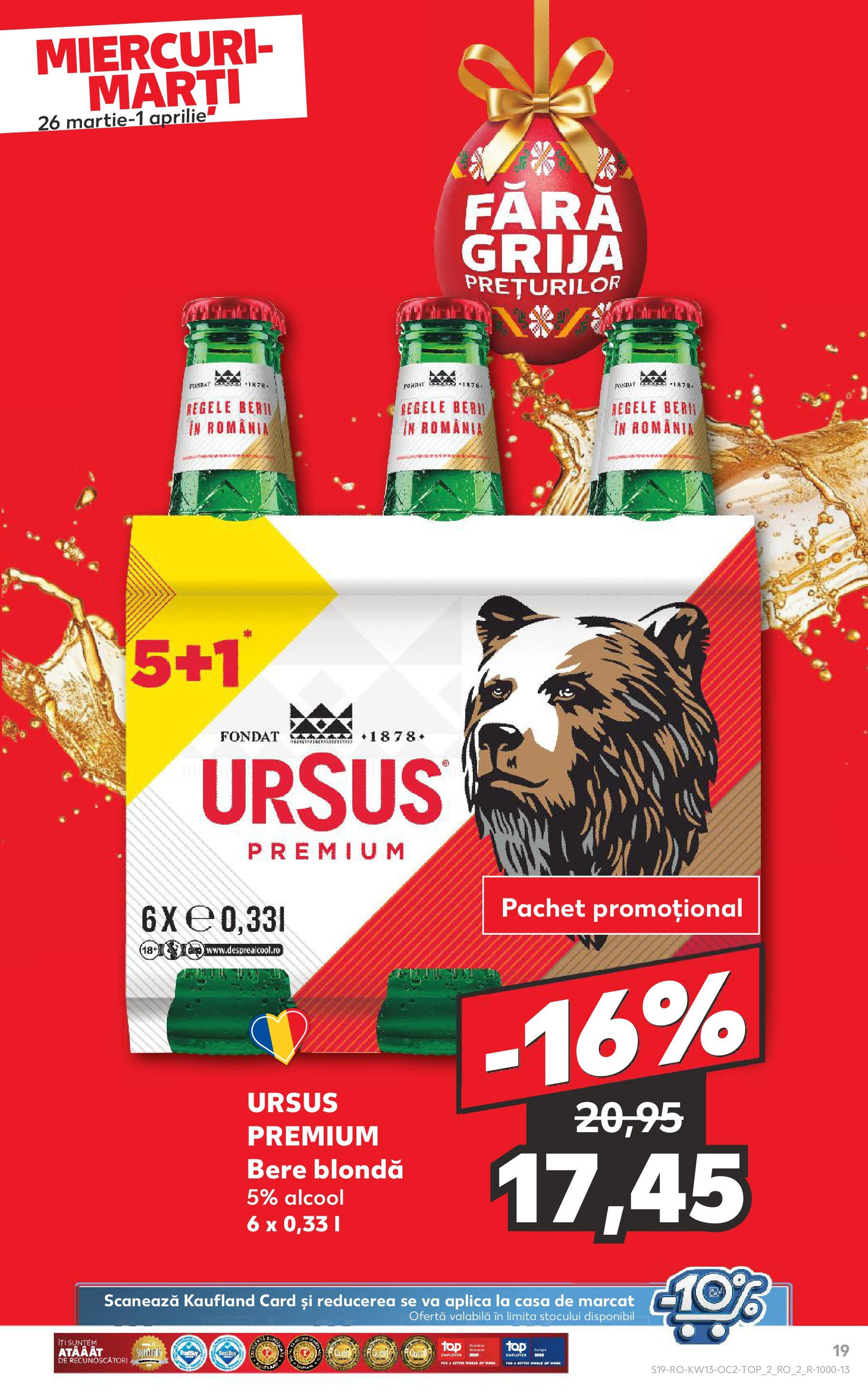 Catalog Kaufland 26 Martie - 1 Aprilie 2025 | Pagina 19 | Produse: Bere