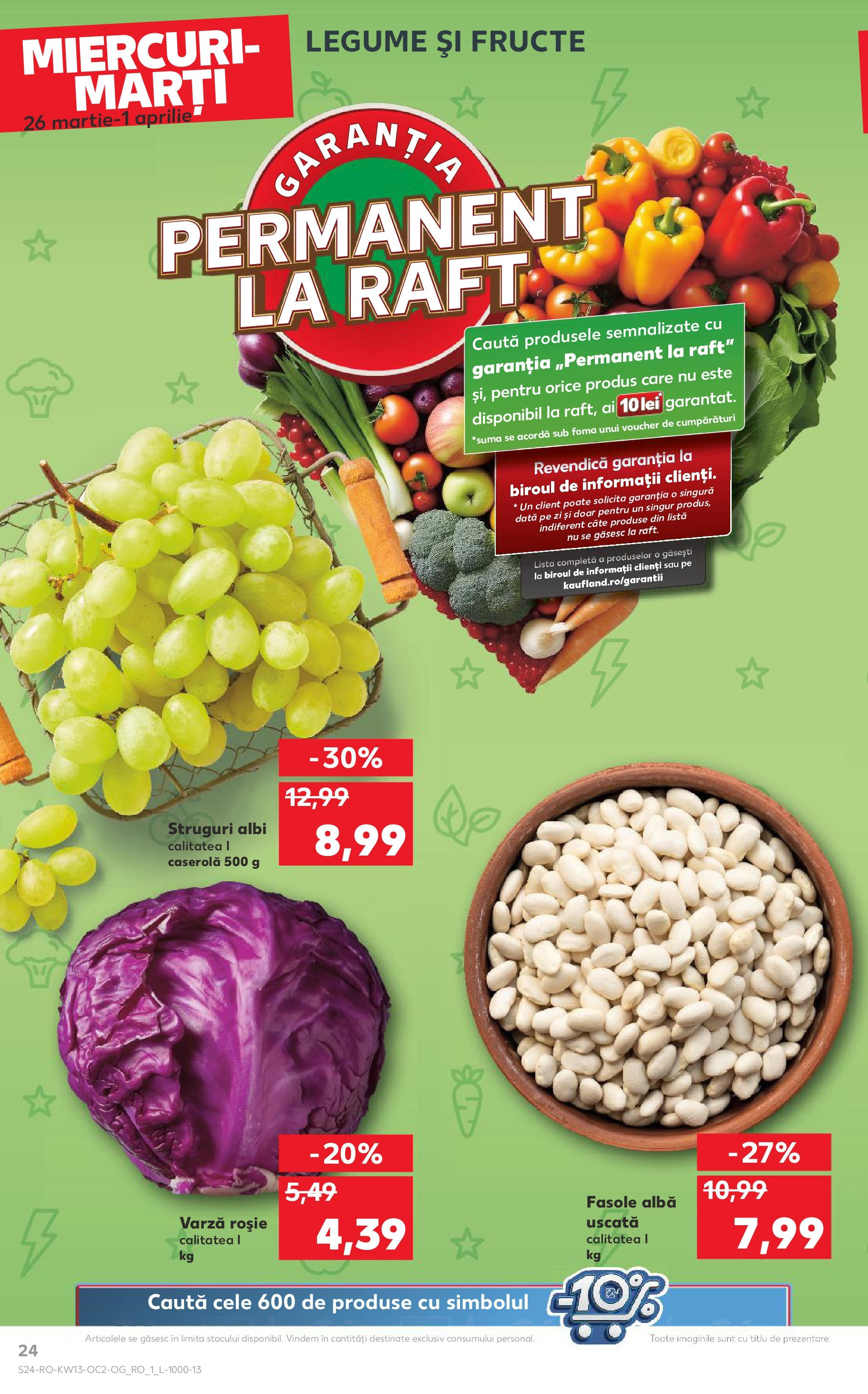 Catalog Kaufland 26 Martie - 1 Aprilie 2025 | Pagina 24 | Produse: Struguri, Raft, Legume, Fructe