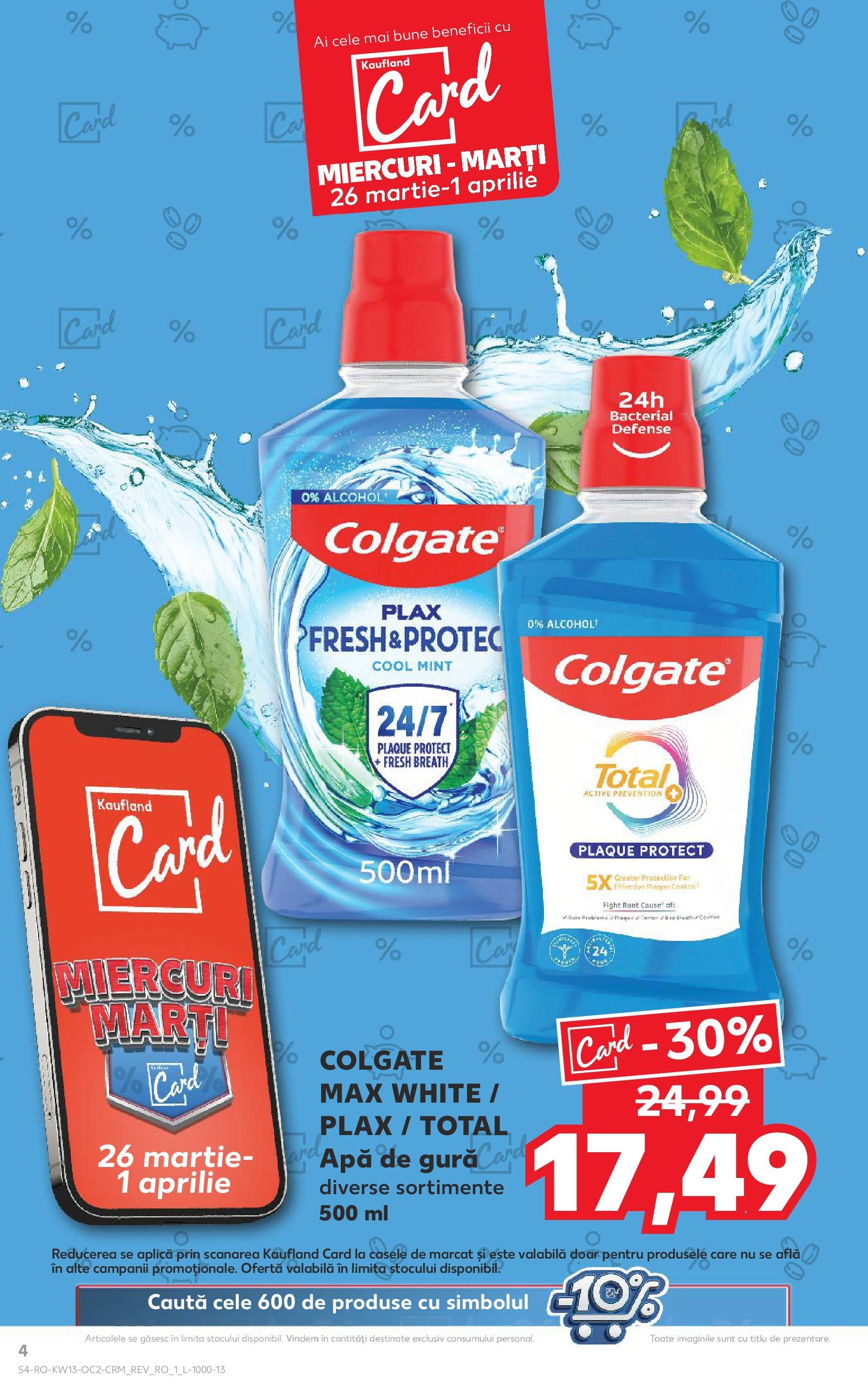 Catalog Kaufland 26 Martie - 1 Aprilie 2025 | Pagina 4 | Produse: Apă de gură, Apă