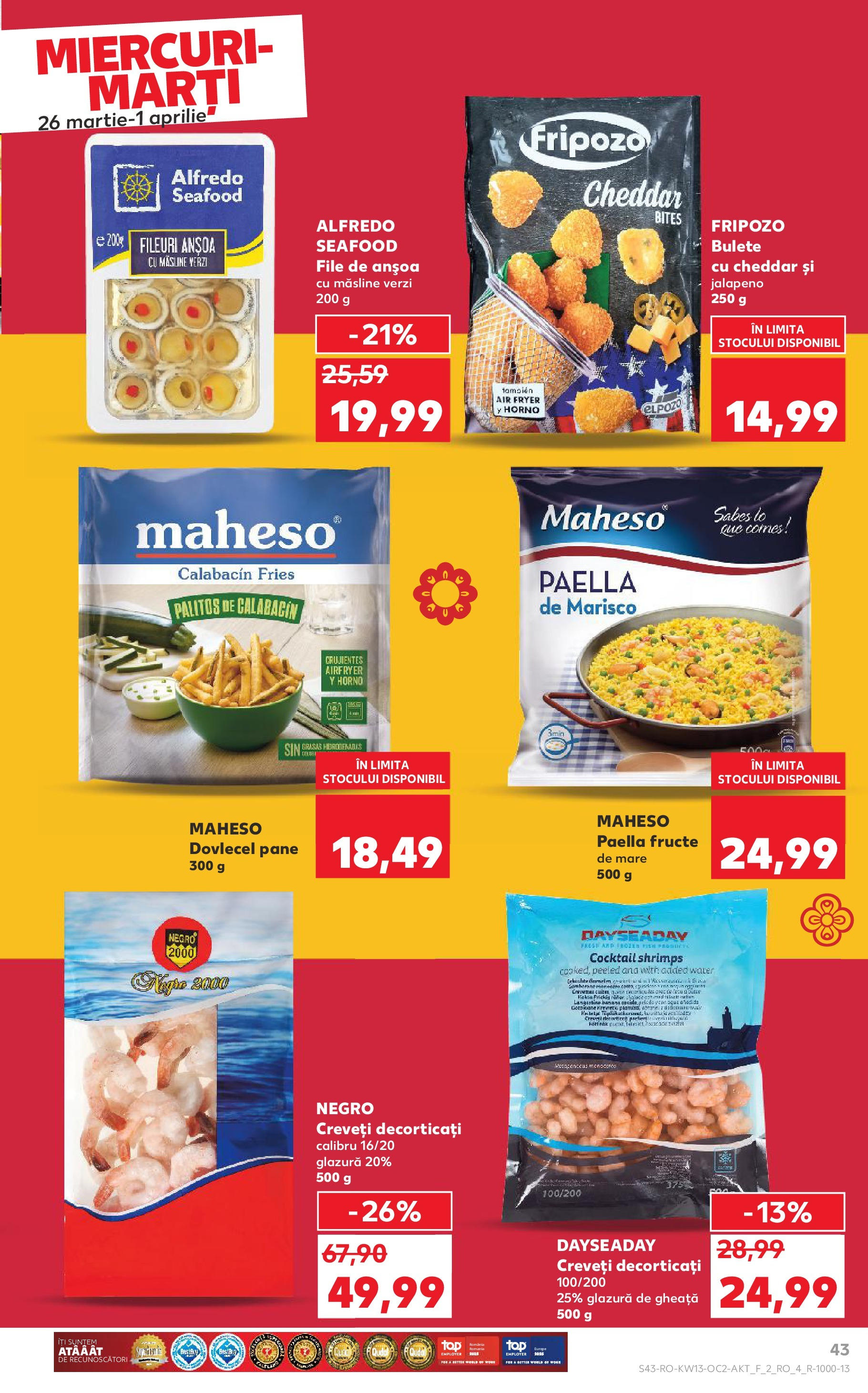 Catalog Kaufland 26 Martie - 1 Aprilie 2025 | Pagina 43 | Produse: Măsline, Cocktail, Fructe
