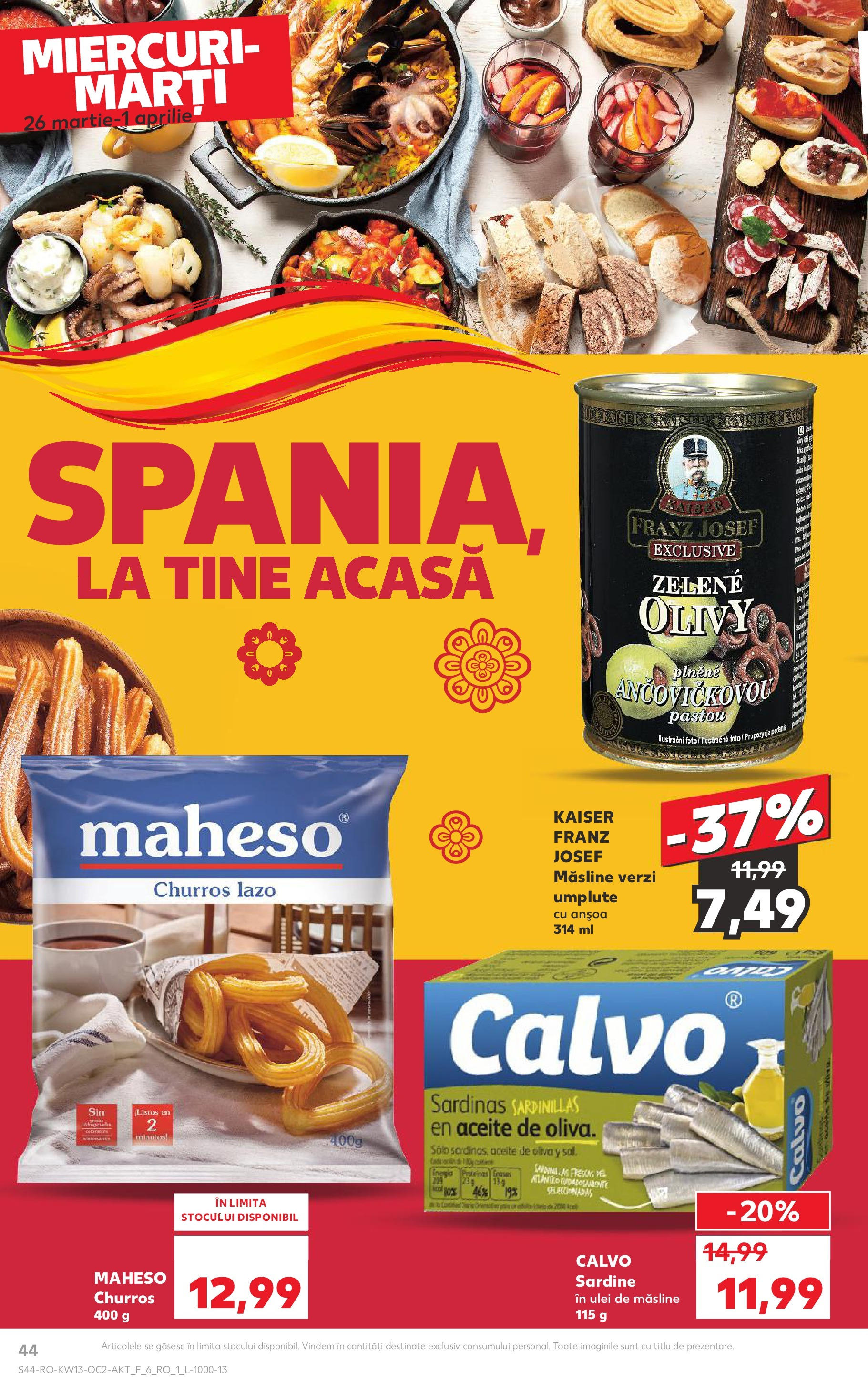 Catalog Kaufland 26 Martie - 1 Aprilie 2025 | Pagina 44 | Produse: Măsline, Ulei