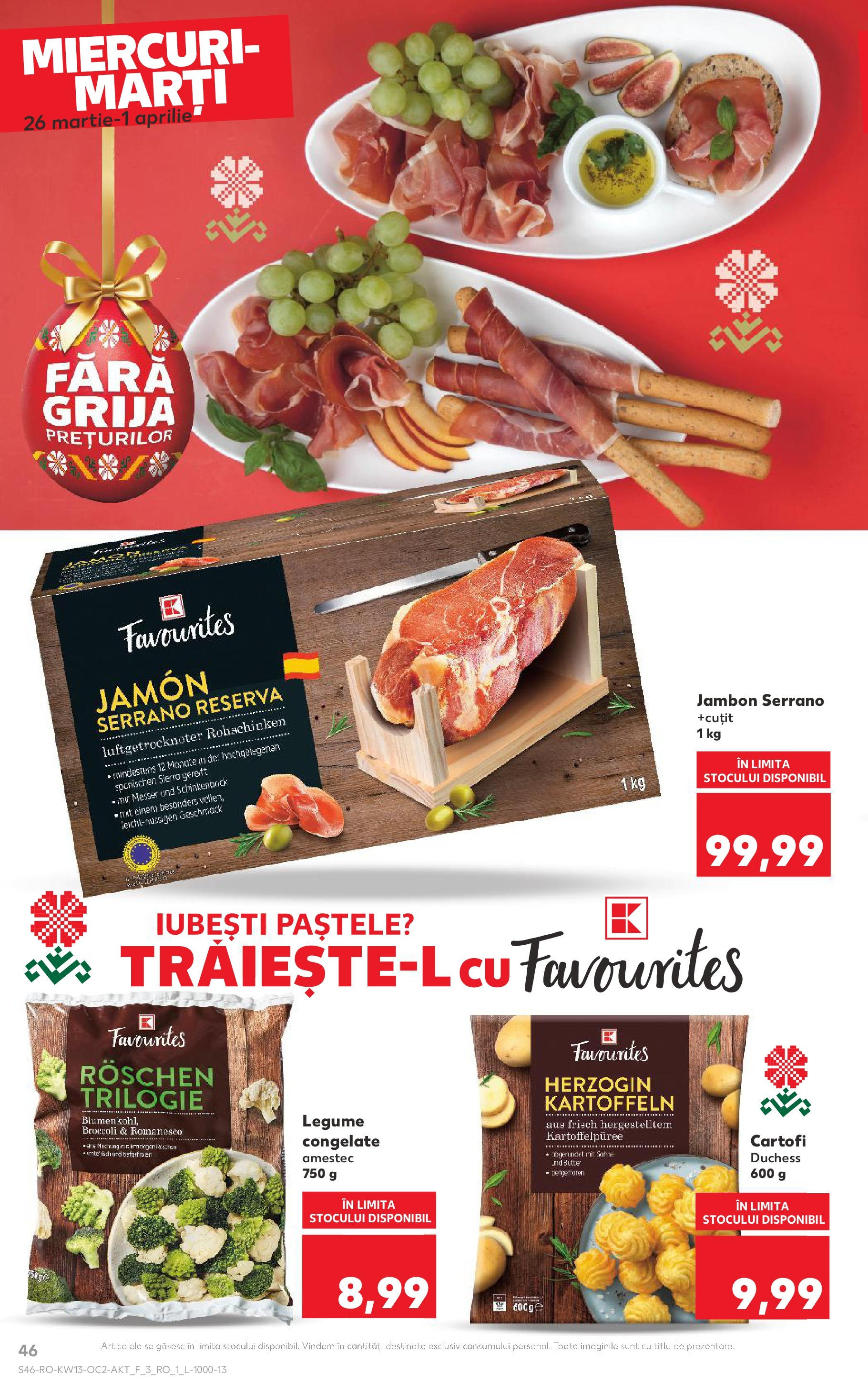 Catalog Kaufland 26 Martie - 1 Aprilie 2025 | Pagina 46 | Produse: Cuțit, Cartofi, Legume