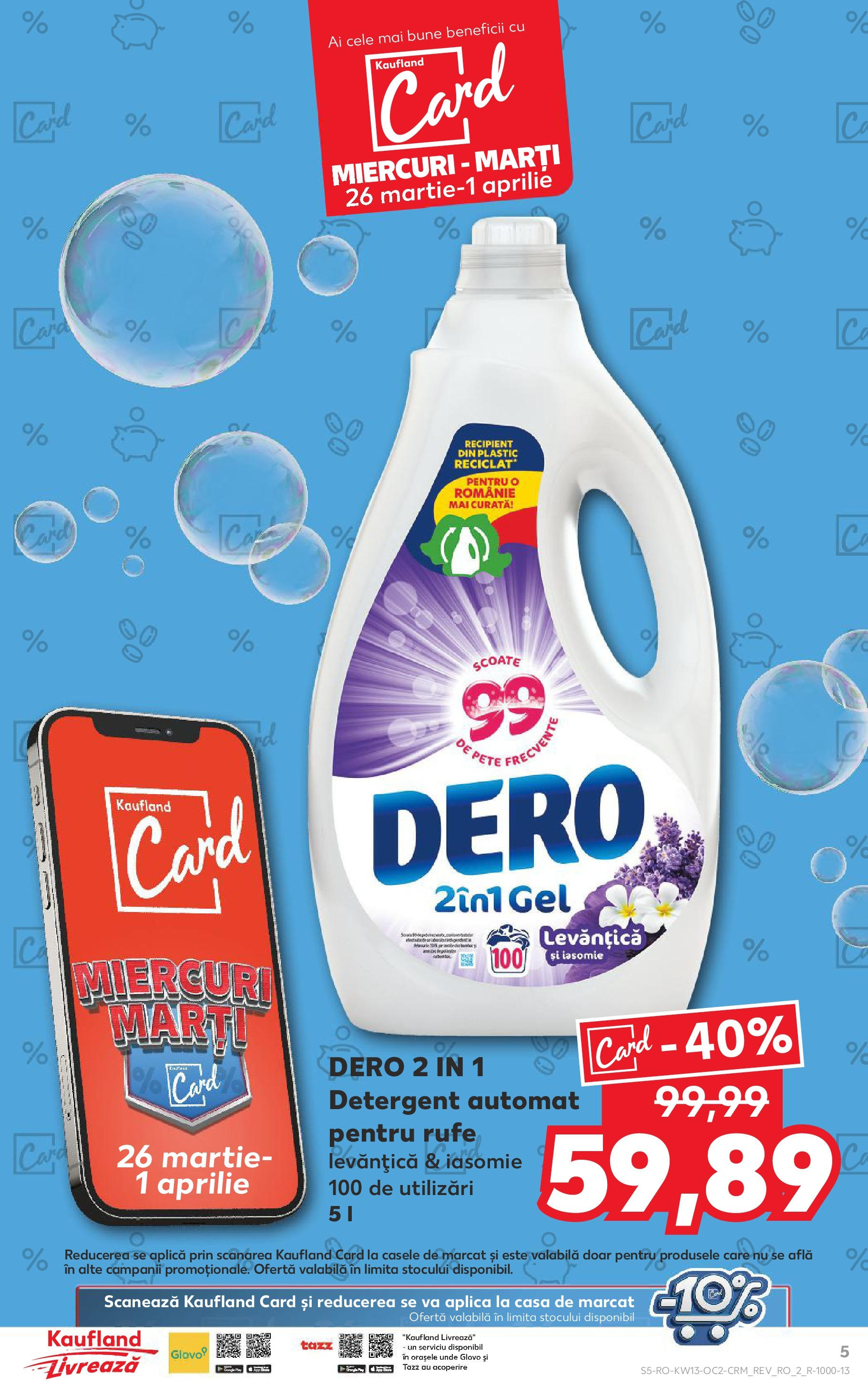 Catalog Kaufland 26 Martie - 1 Aprilie 2025 | Pagina 5 | Produse: Kedi Ödül Oyuncakları, Detergent