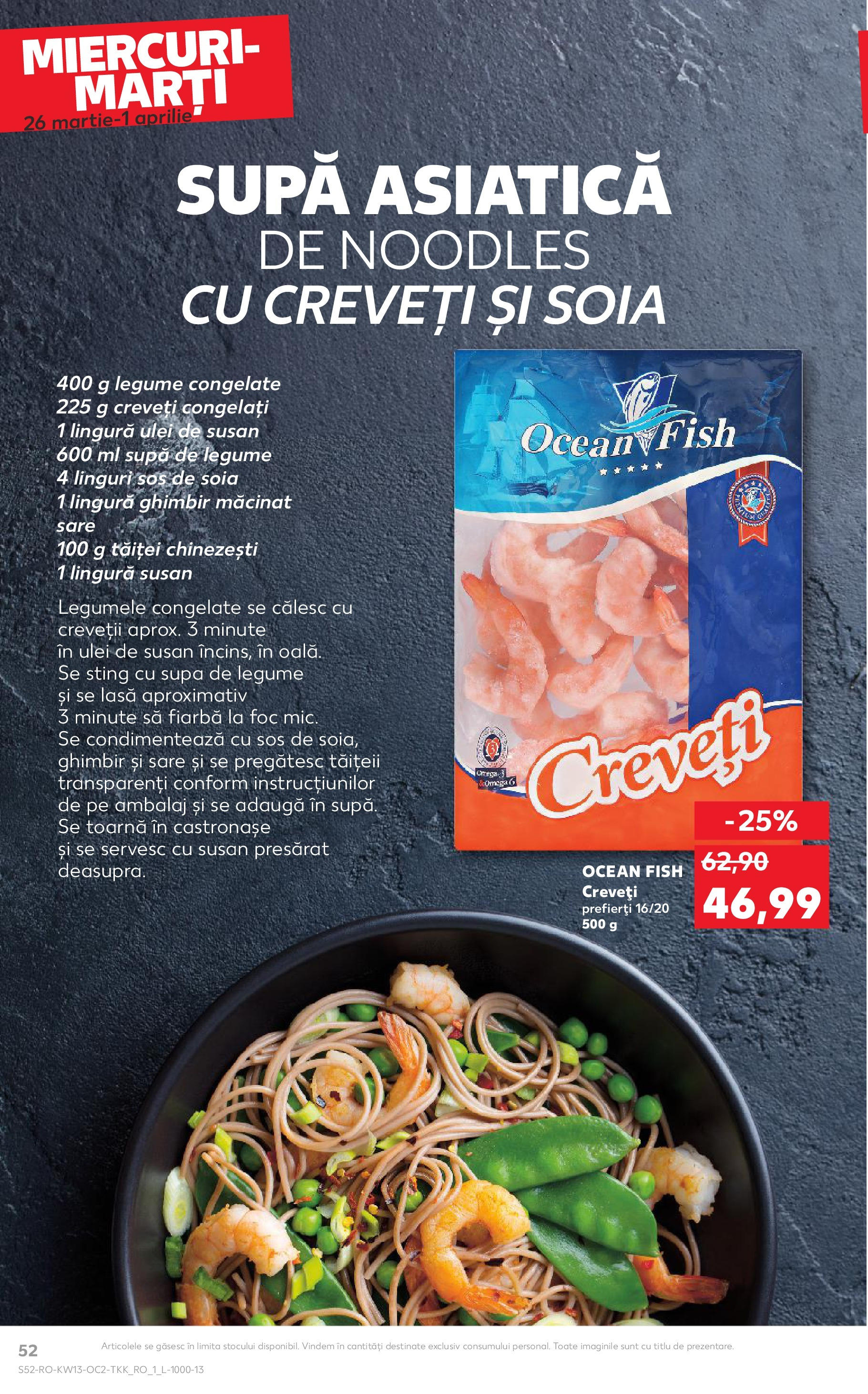 Catalog Kaufland 26 Martie - 1 Aprilie 2025 | Pagina 52 | Produse: Linguri, Noodles, Legume, Sare