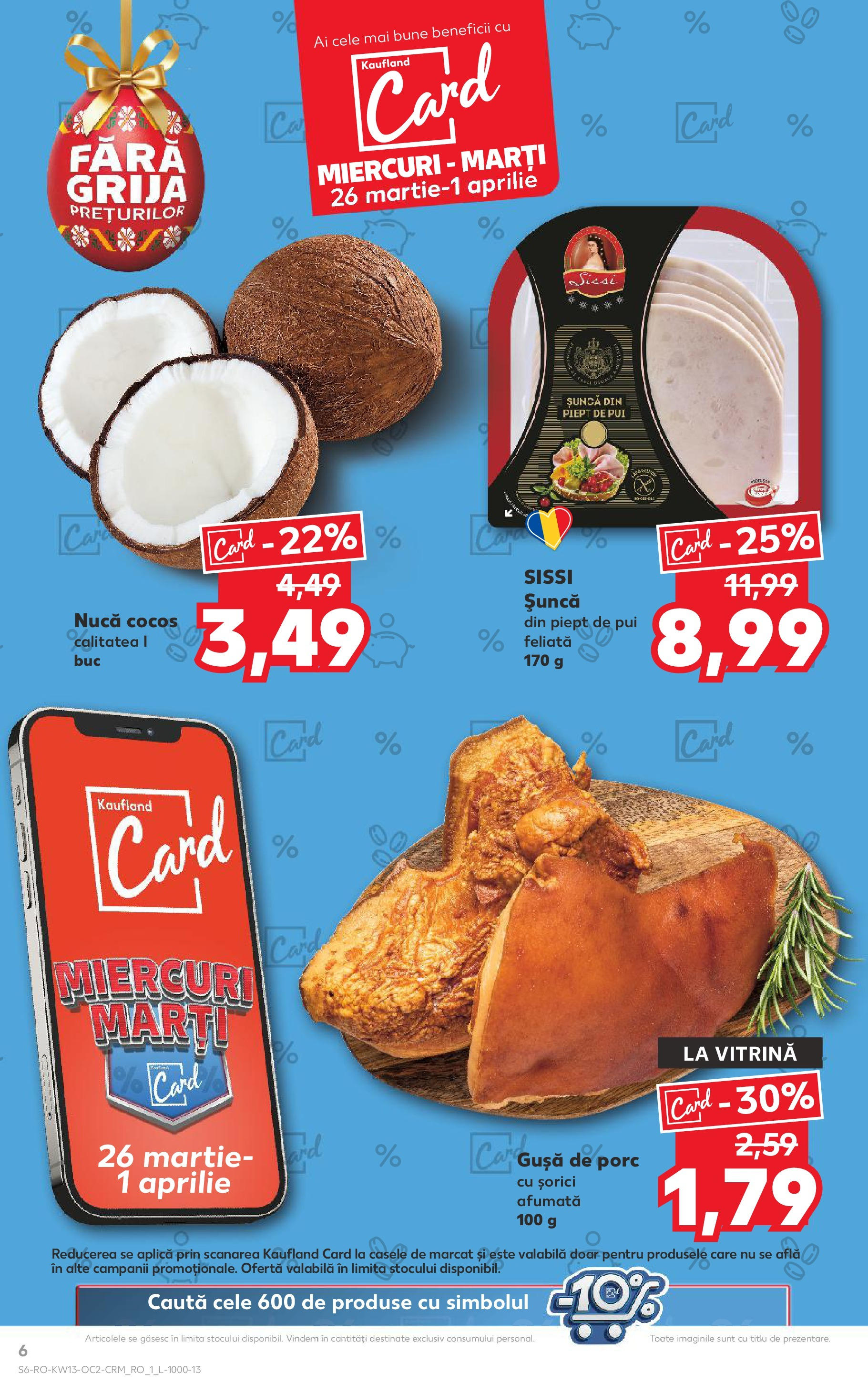 Catalog Kaufland 26 Martie - 1 Aprilie 2025 | Pagina 6 | Produse: Vitrină, Șuncă