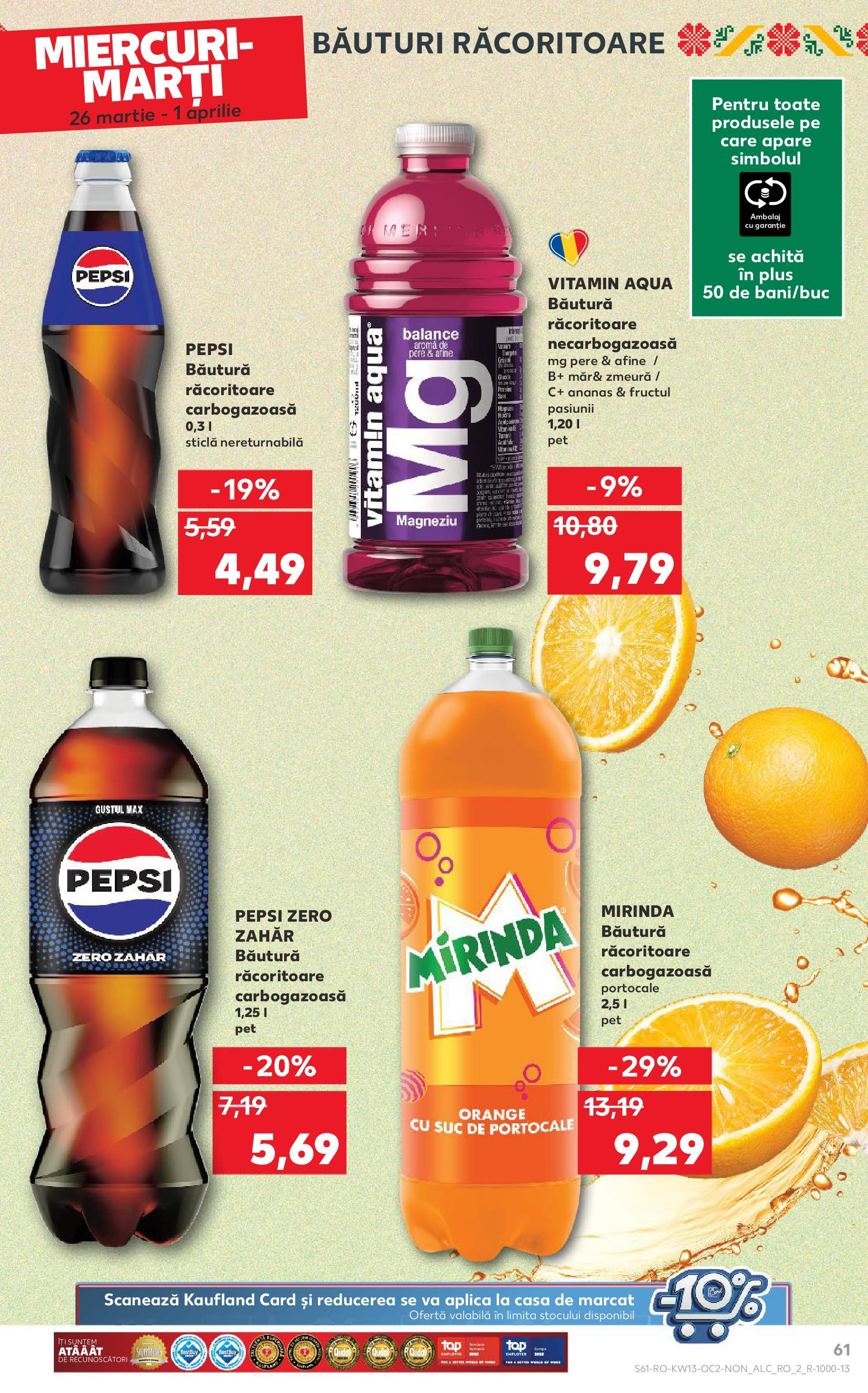 Catalog Kaufland 26 Martie - 1 Aprilie 2025 | Pagina 61 | Produse: Afine, Zmeură, Suc, Portocale