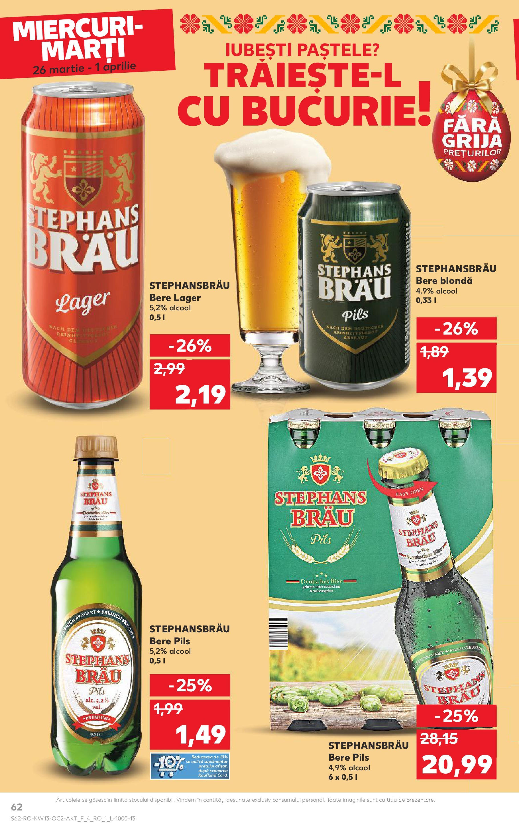 Catalog Kaufland 26 Martie - 1 Aprilie 2025 | Pagina 62 | Produse: Bere