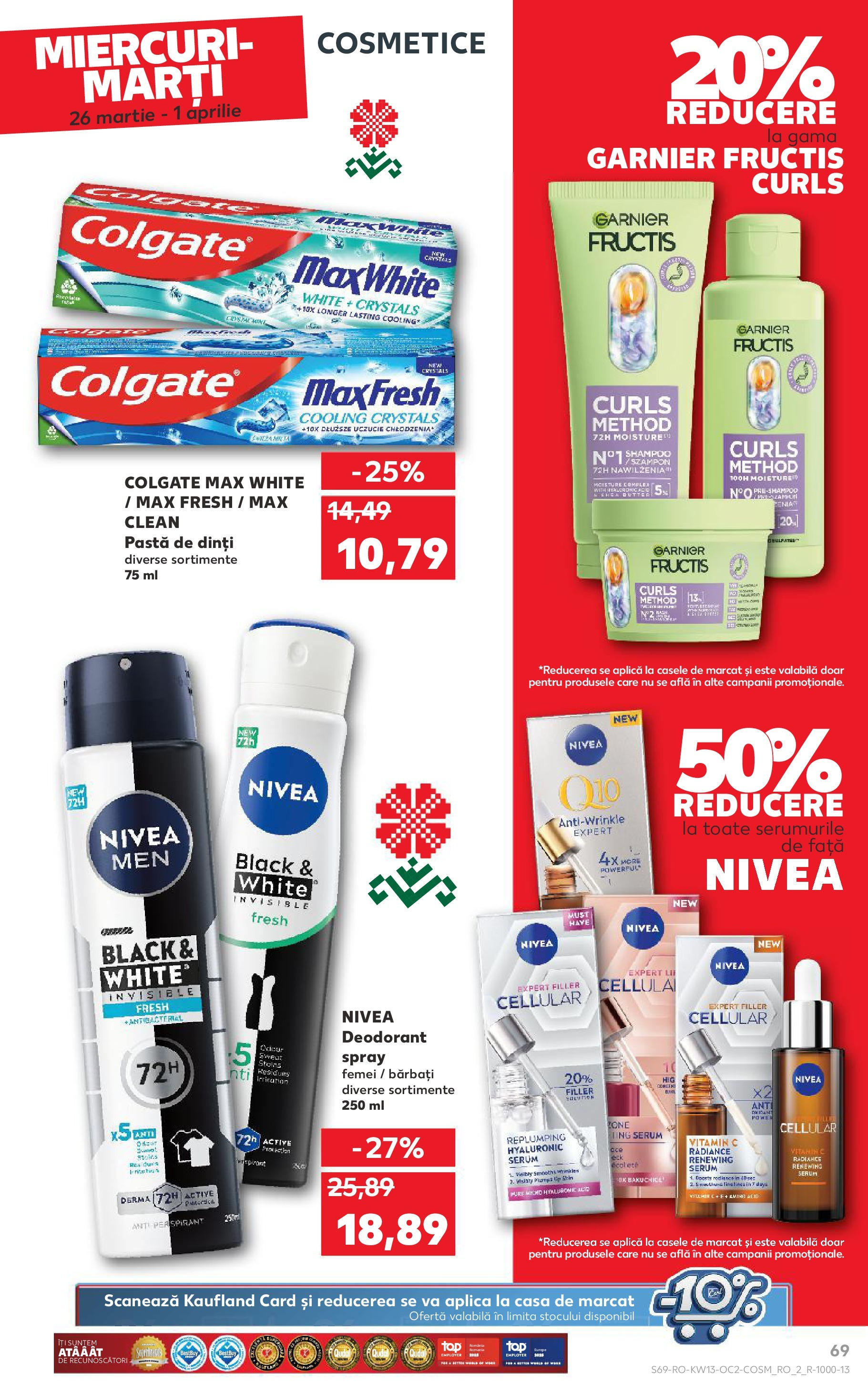 Catalog Kaufland 26 Martie - 1 Aprilie 2025 | Pagina 69 | Produse: Serum, Pomelo, Deodorant, Pastă de dinți