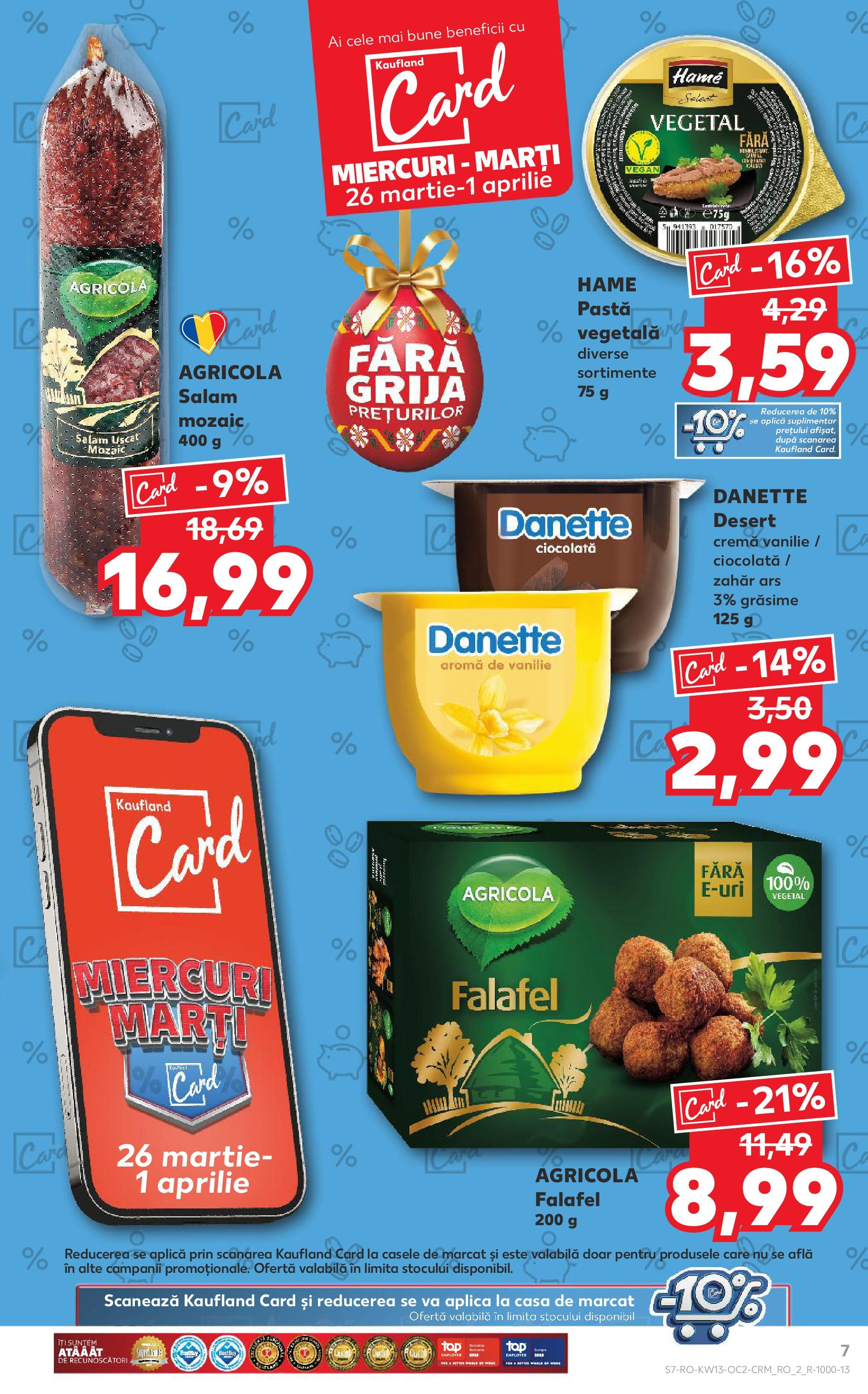 Catalog Kaufland 26 Martie - 1 Aprilie 2025 | Pagina 7 | Produse: Cremă, Ciocolată, Salam, Zahăr